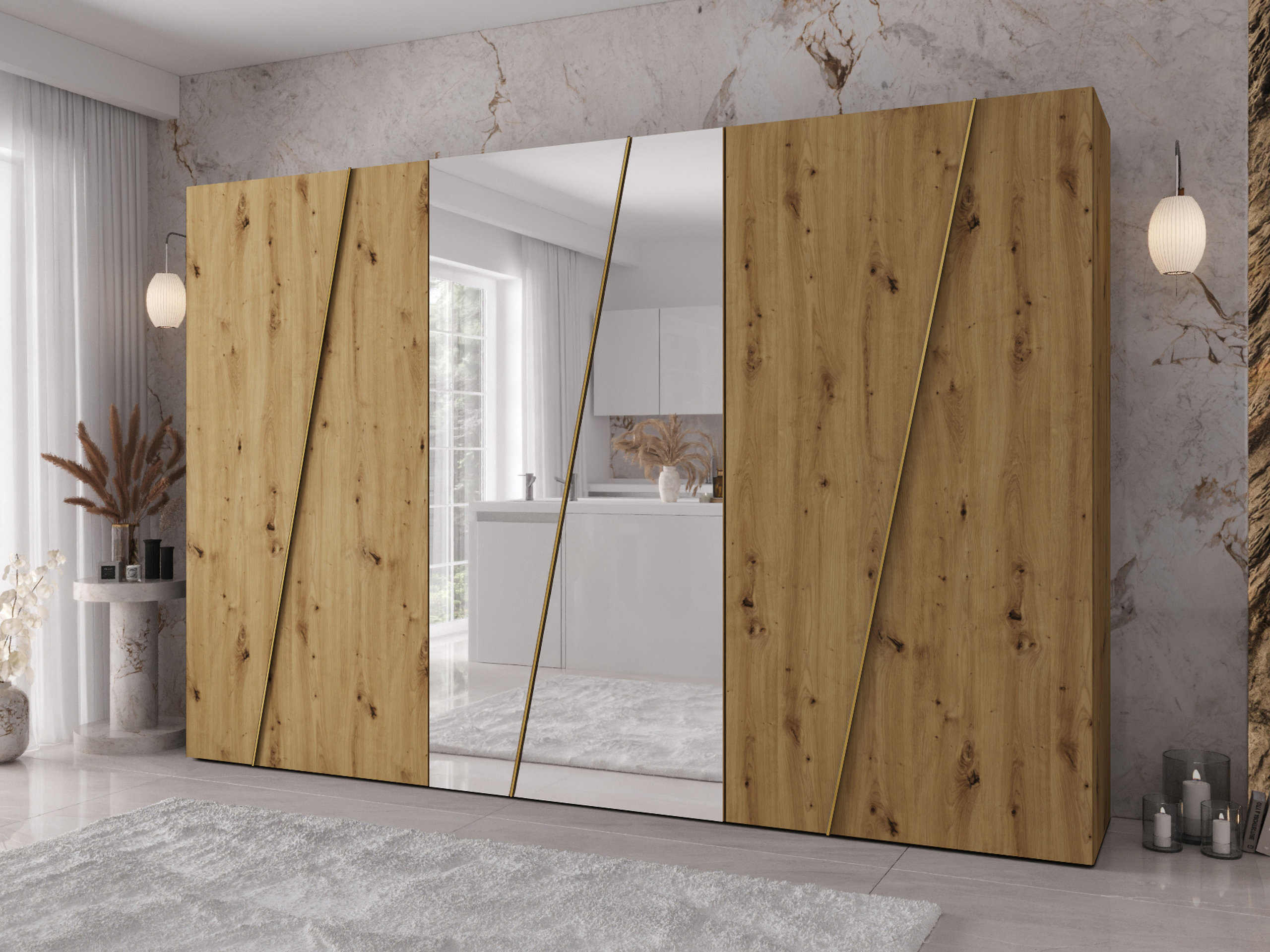 Armoire Hartford 642 (Chêne Artisan)