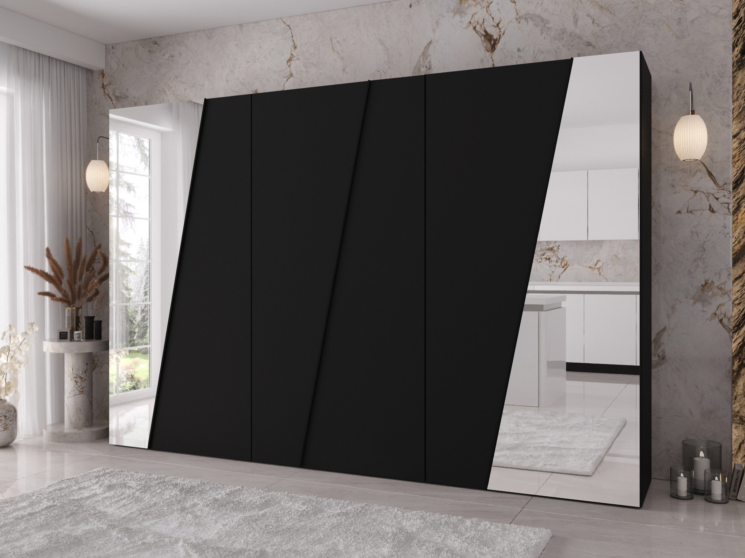 Armoire Hartford 642 (Noir)