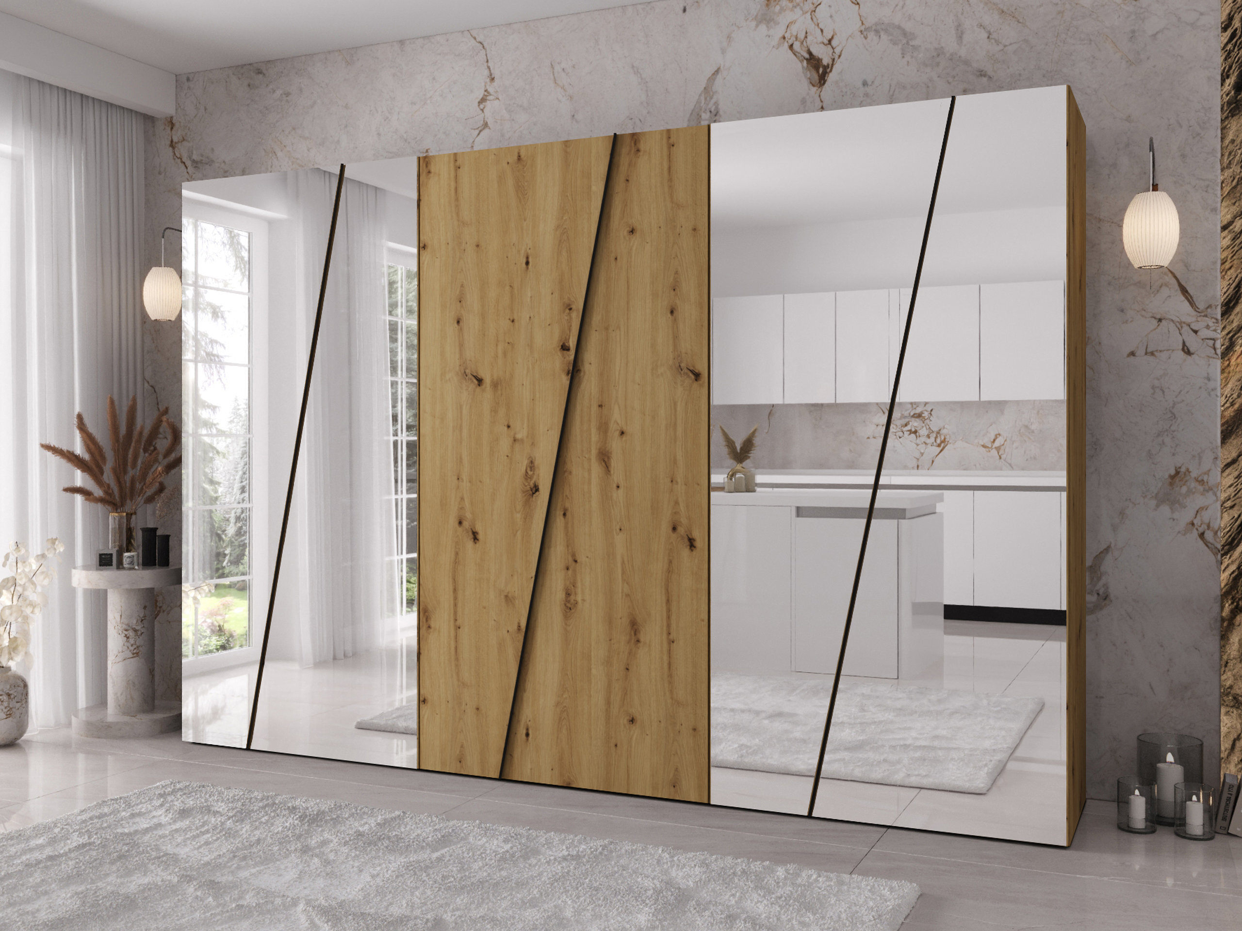 Armoire Hartford 643 (Chêne Artisan)