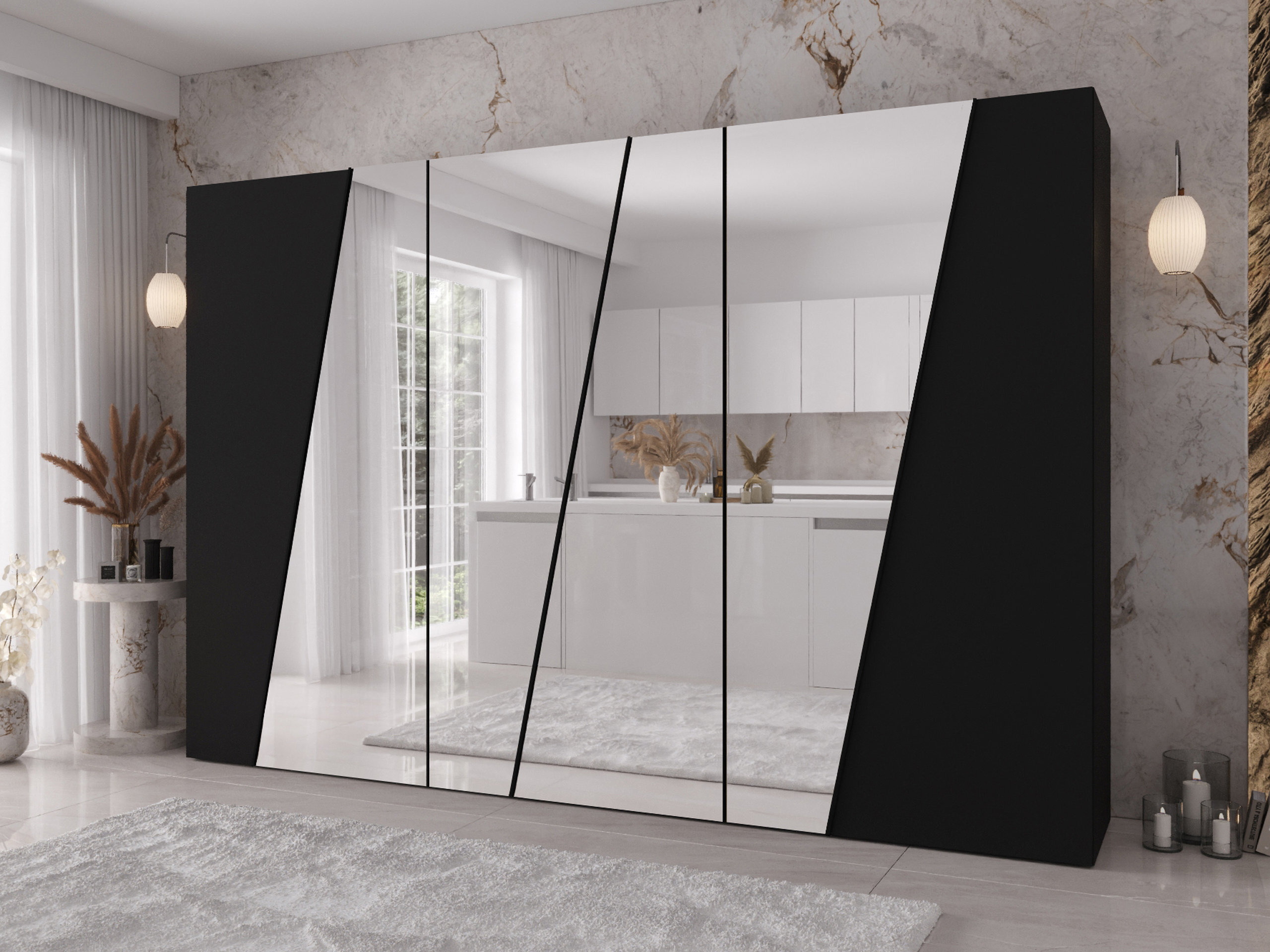 Armoire Hartford 643 (Noir)