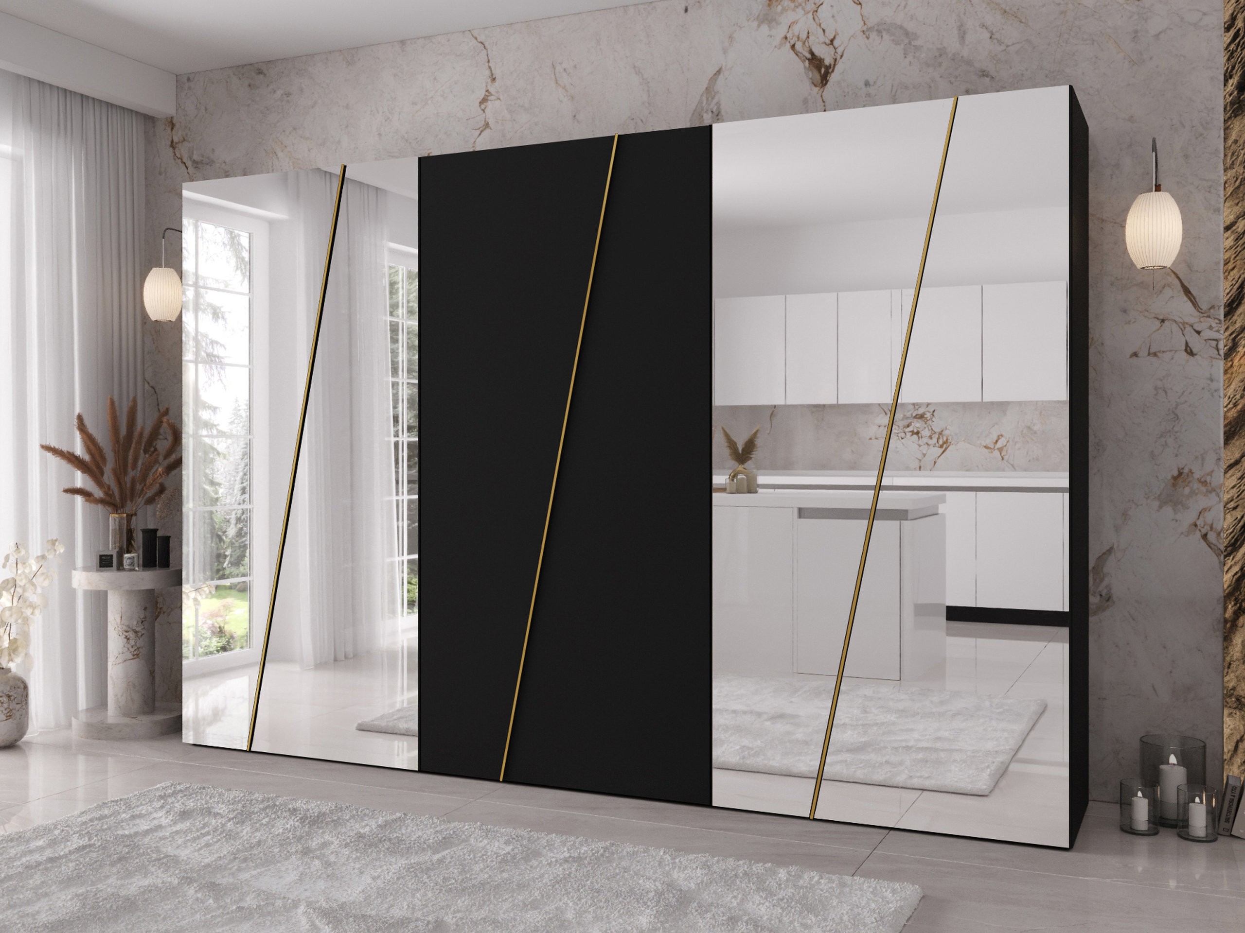 Armoire Hartford 643 (Noir)