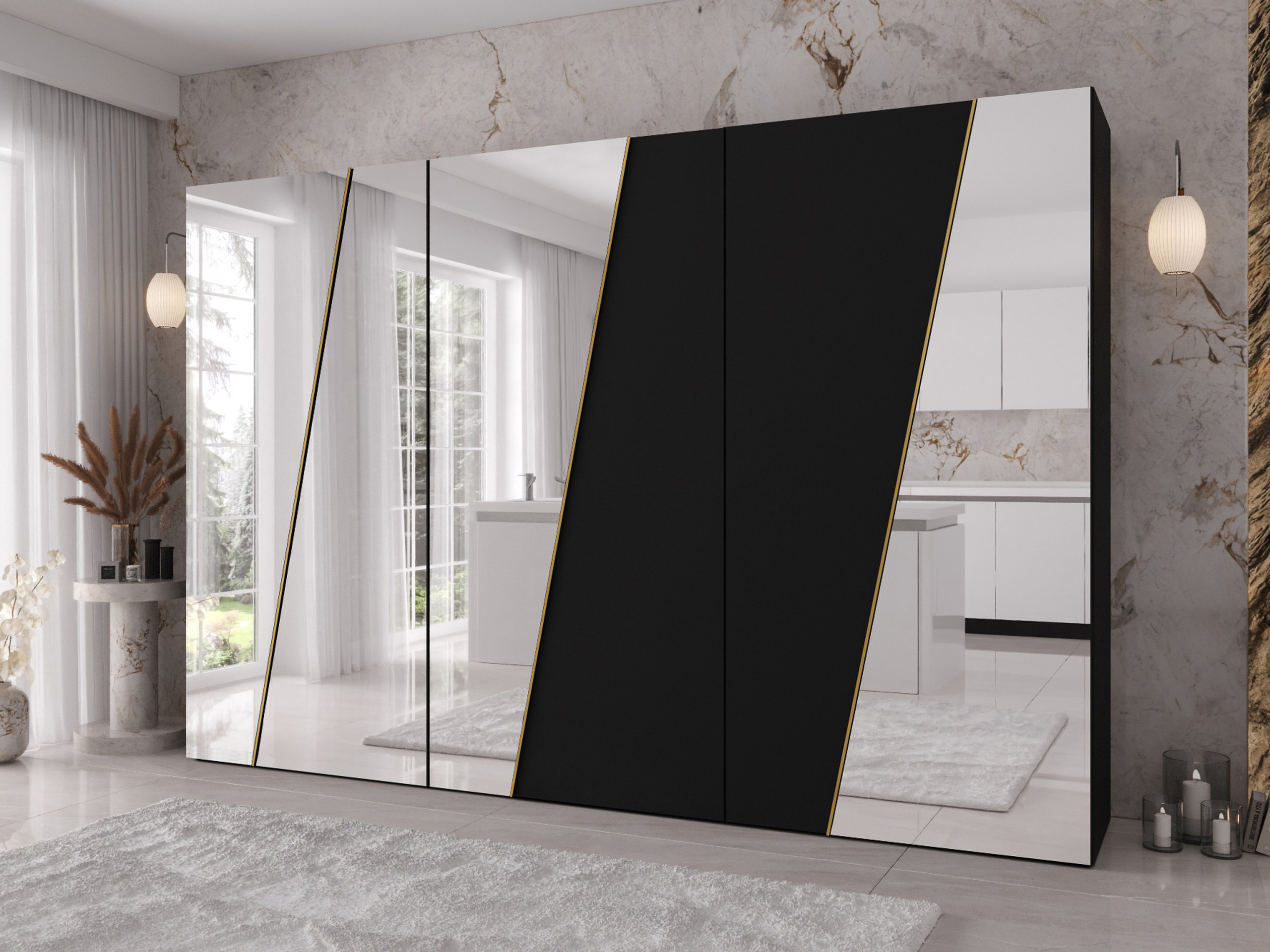 Armoire Hartford 643 (Noir)