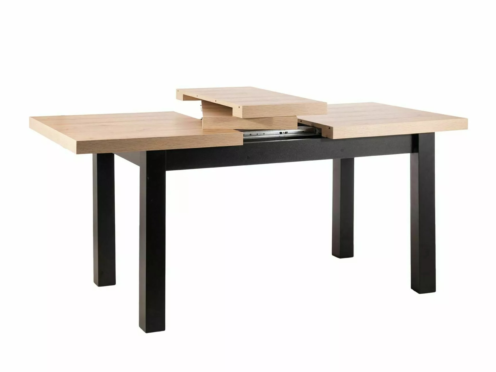 Table Detroit 976 (Noir + Chêne Artisan)