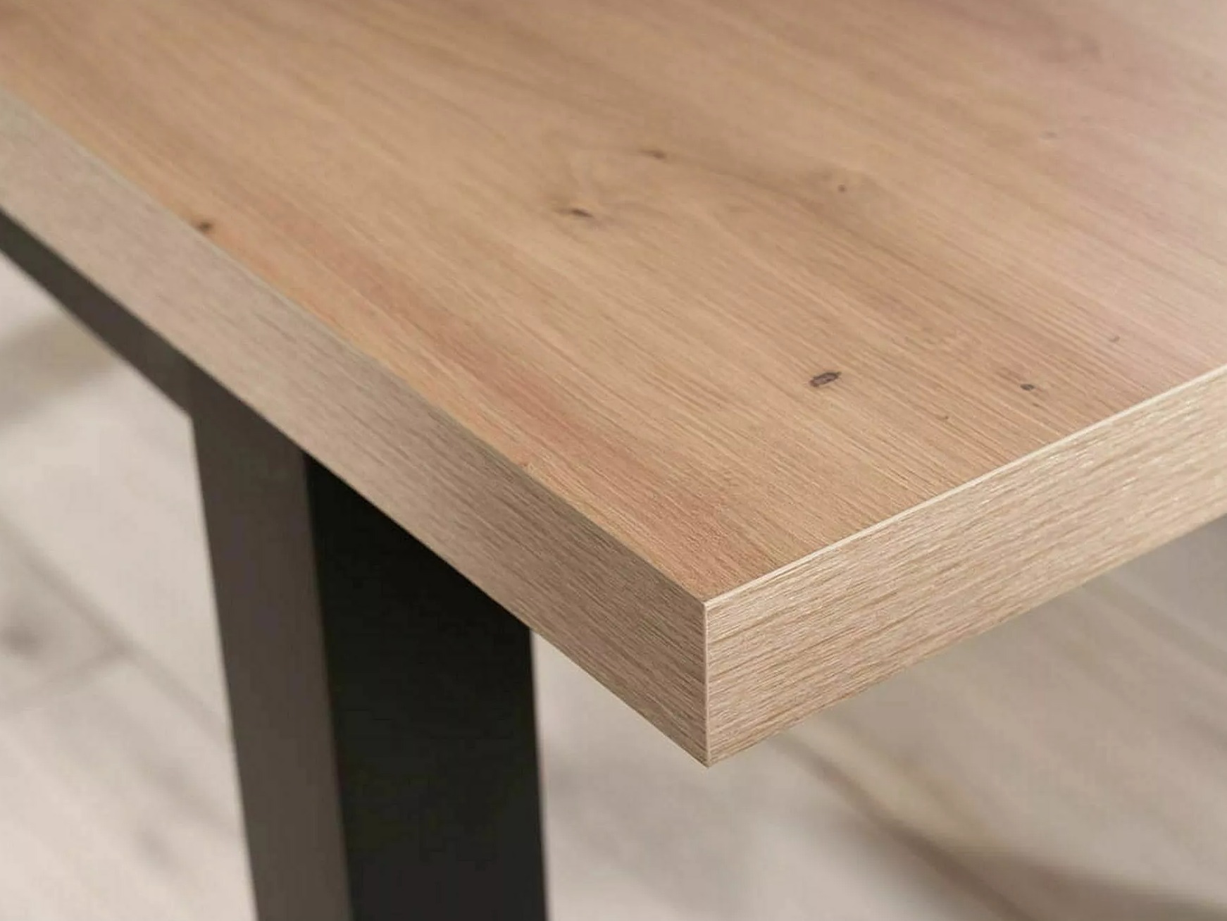 Table Detroit 976 (Noir + Chêne Artisan)