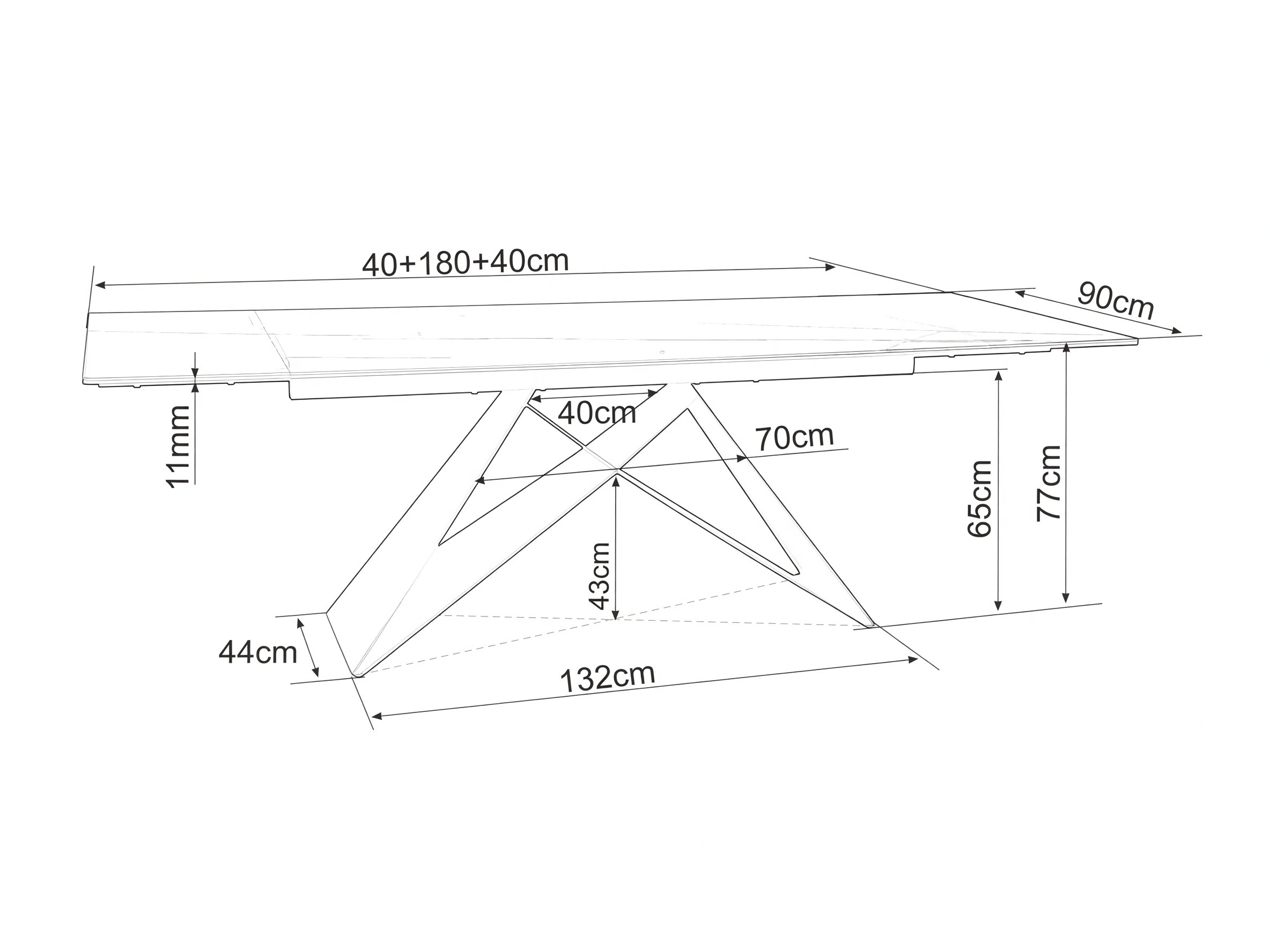 Table Detroit 980
