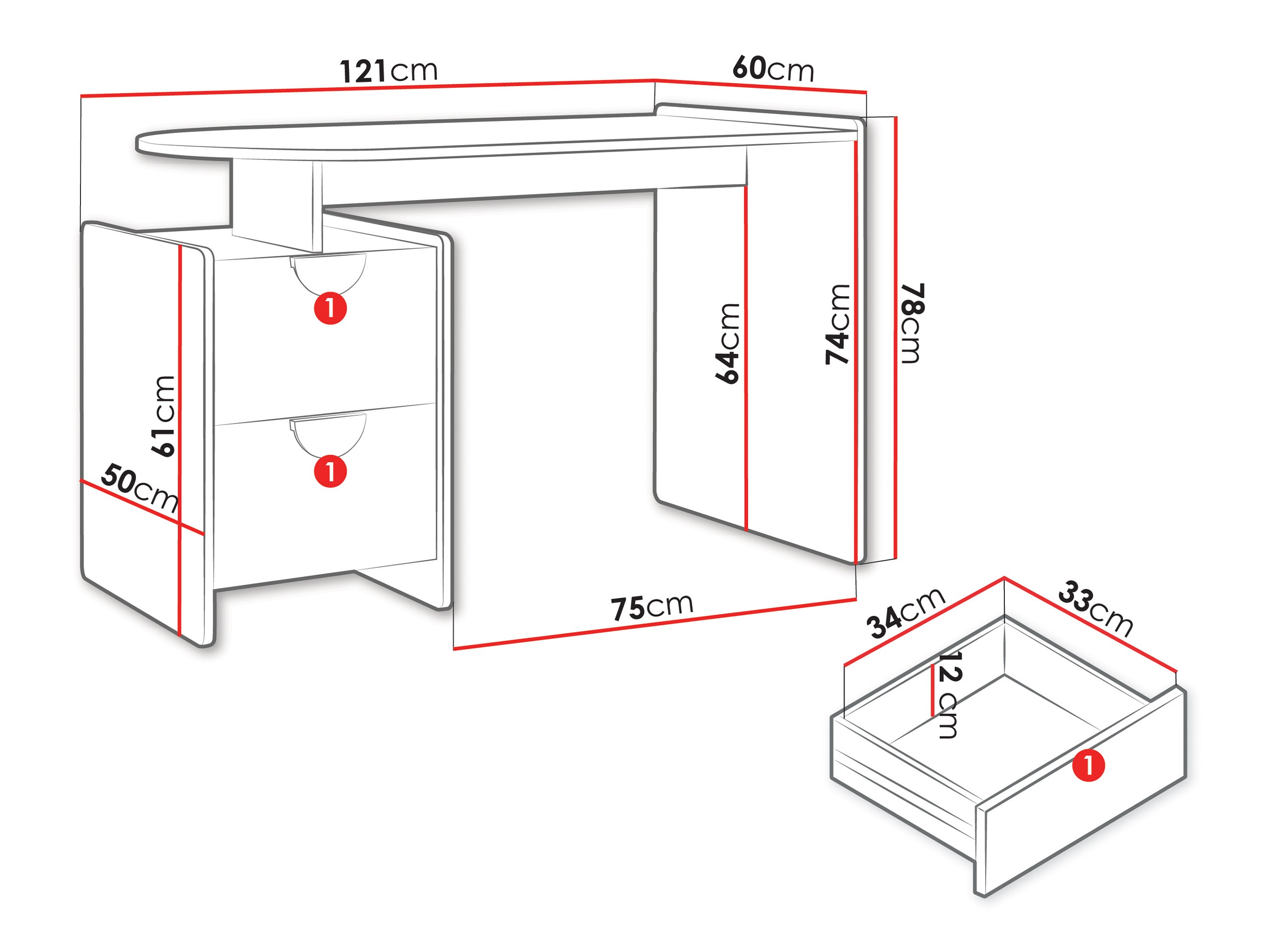 Bureau Fivelbi 110