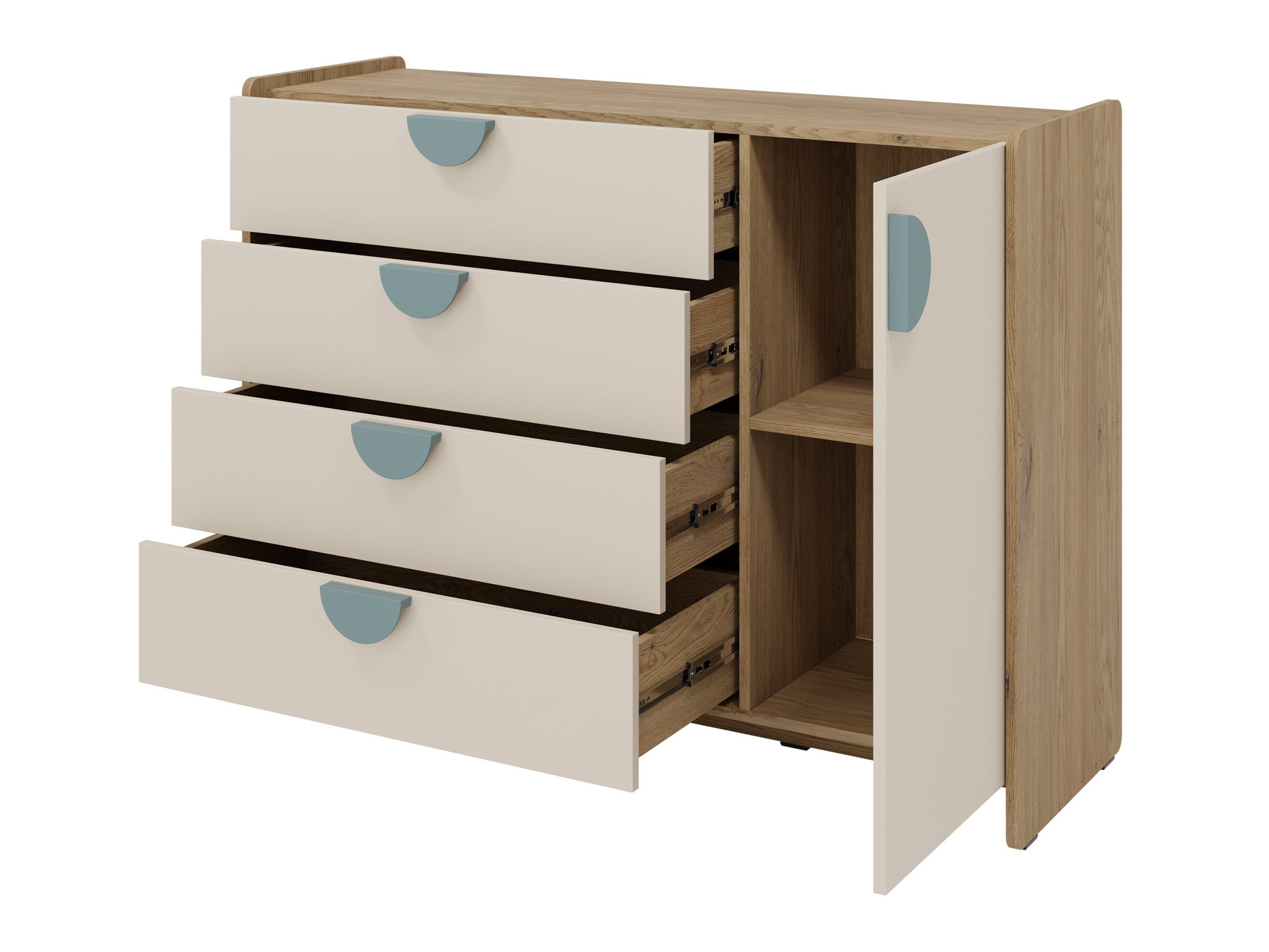 Commode Fivelbi 108 (Bleu)