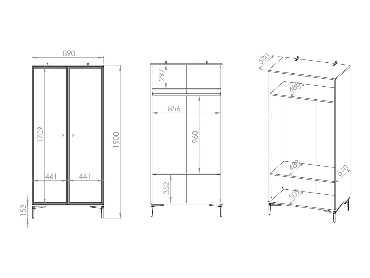 Armoire Cirnoli 100