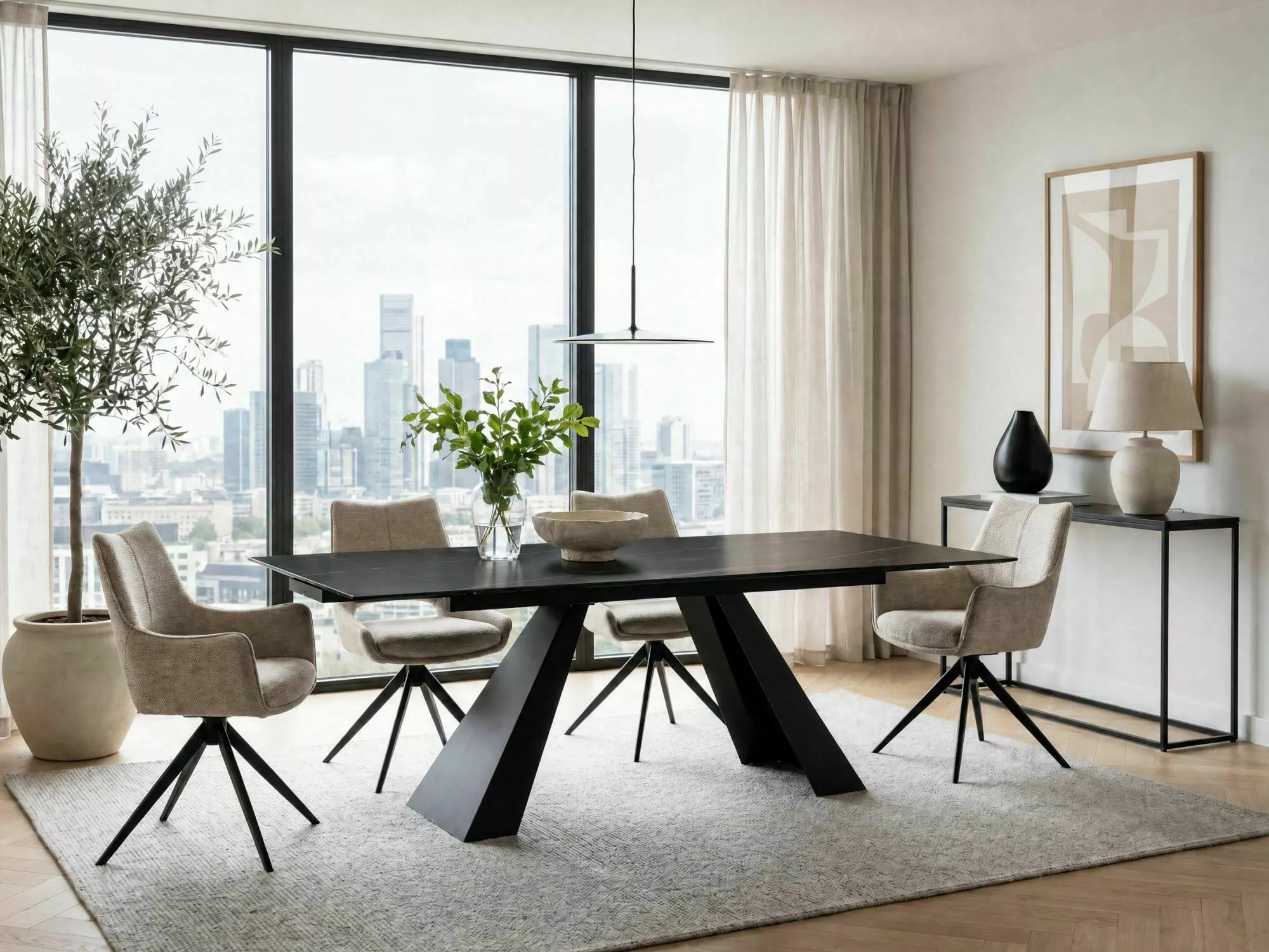 Table Detroit 994 (Marbre noir)