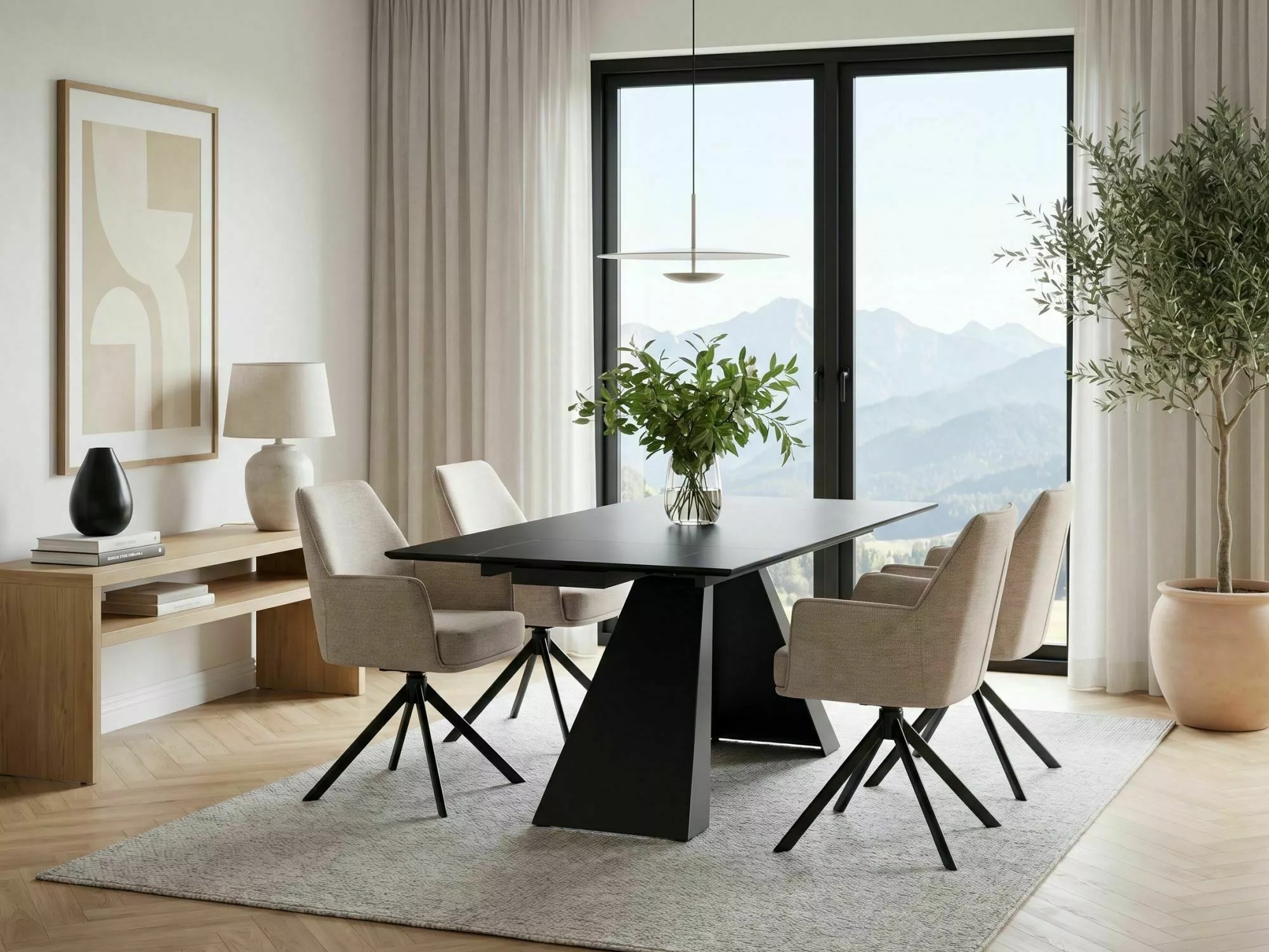 Table Detroit 994 (Marbre noir)