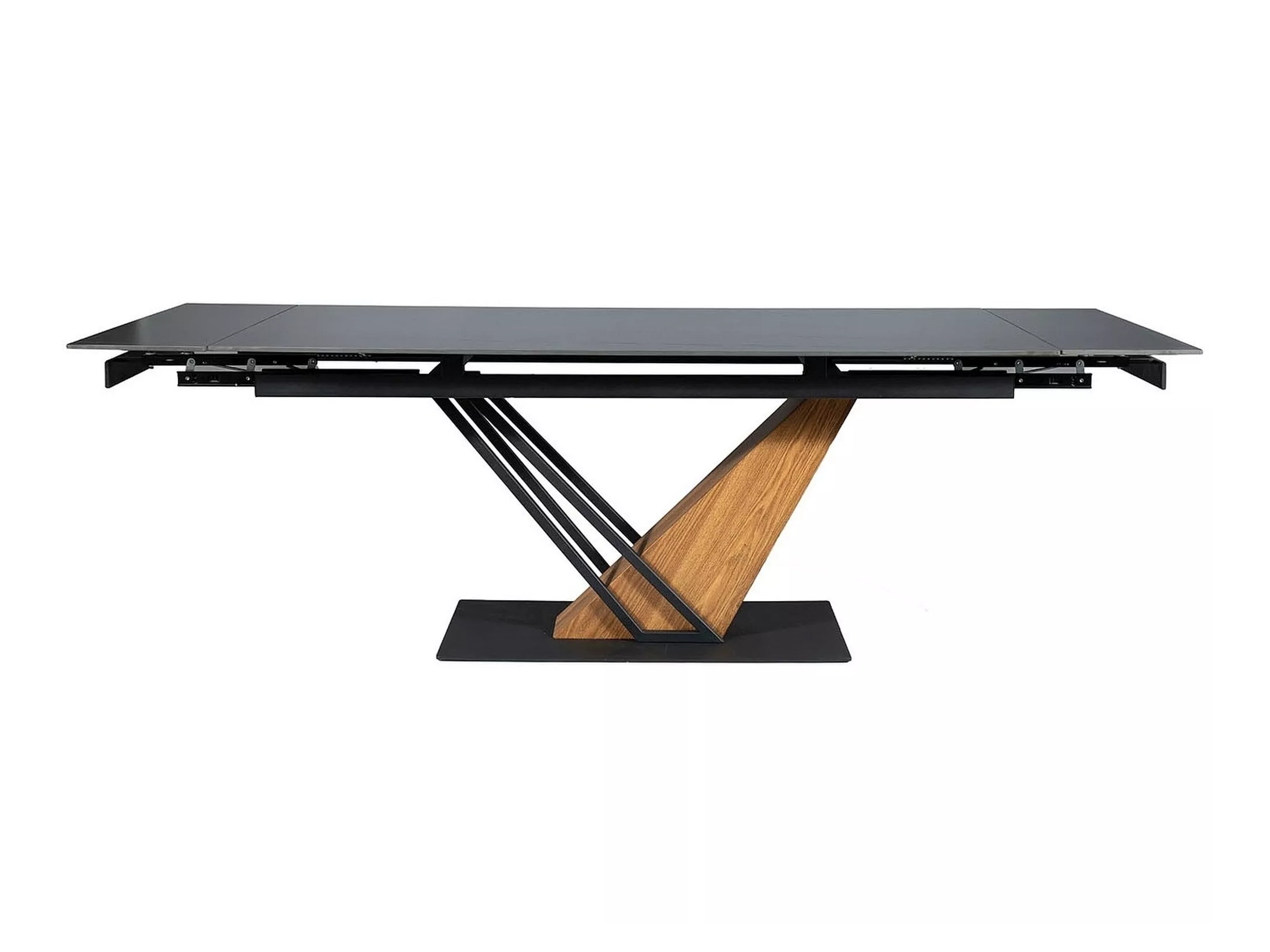 Table Detroit 996 (Marbre noir + Chêne)