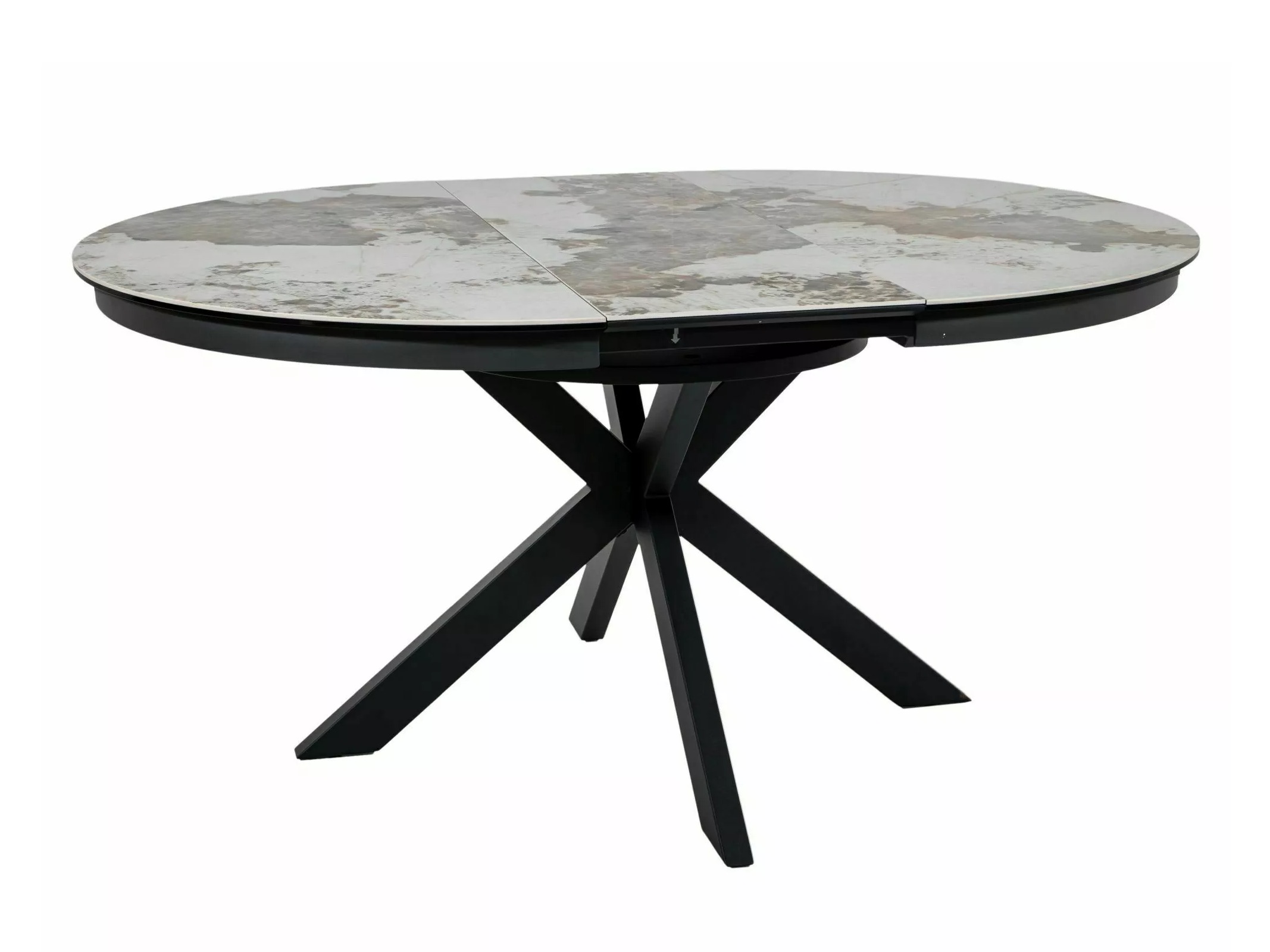 Table Detroit 998 (Marbre blanc + Noir)
