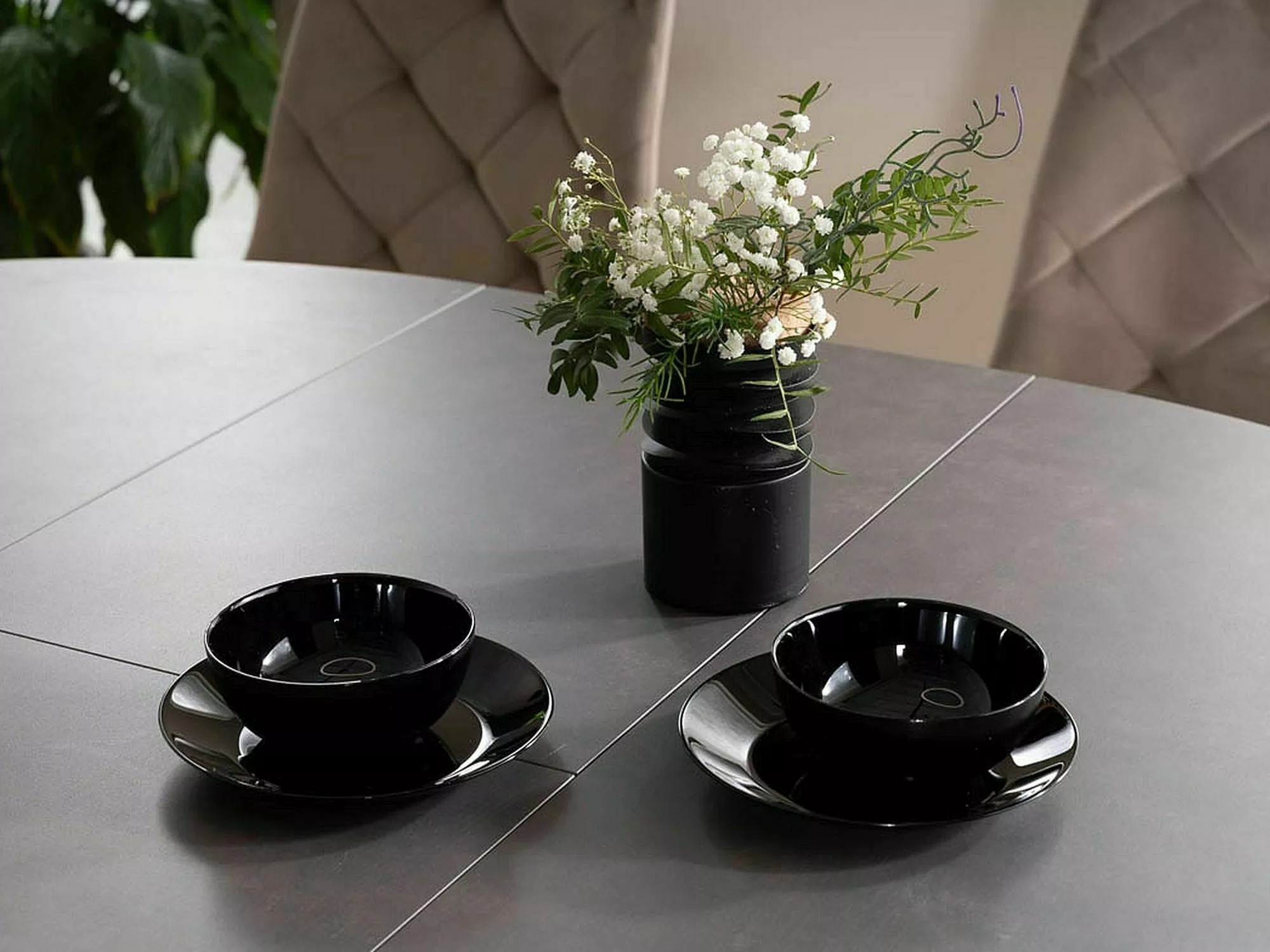 Table Detroit 998 (Noir + Gris foncé)