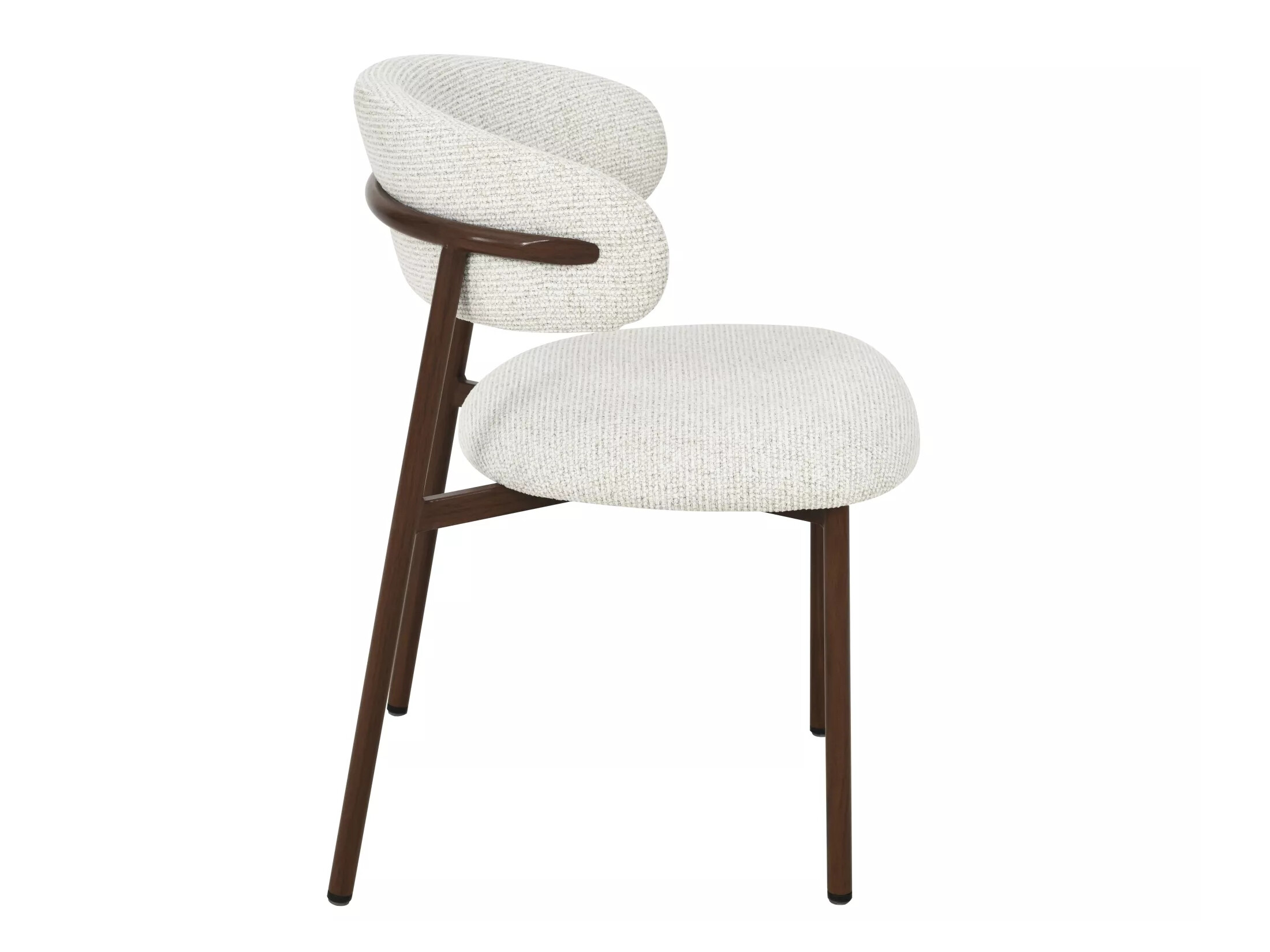 Chaise Detroit 802 (Beige clair + Noyer)