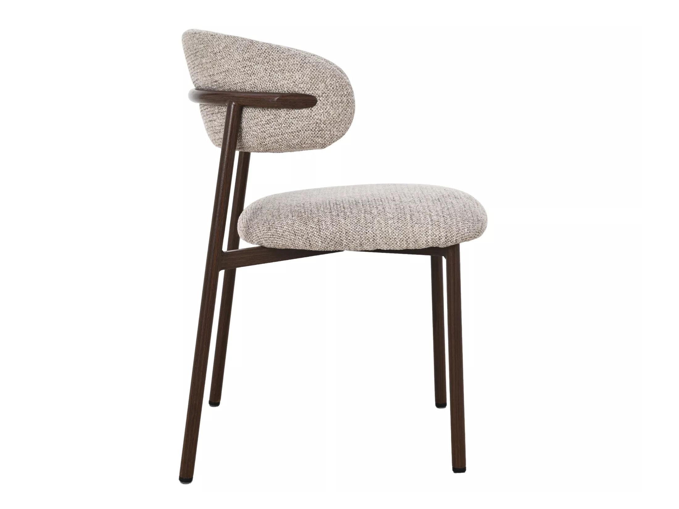 Chaise Detroit 802 (Taupe + Noyer)