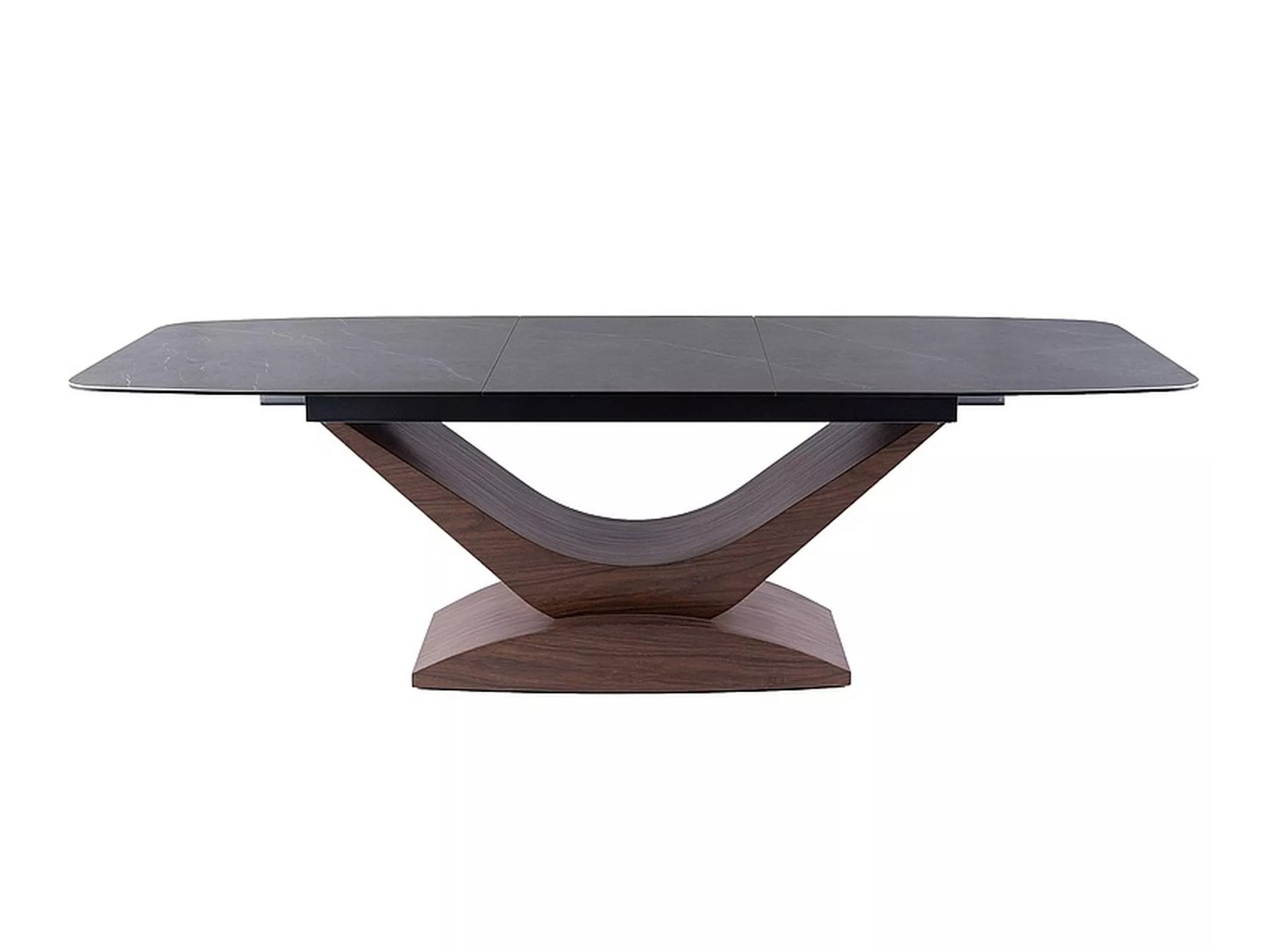 Table Detroit 1001 (Noyer + Marbre gris)