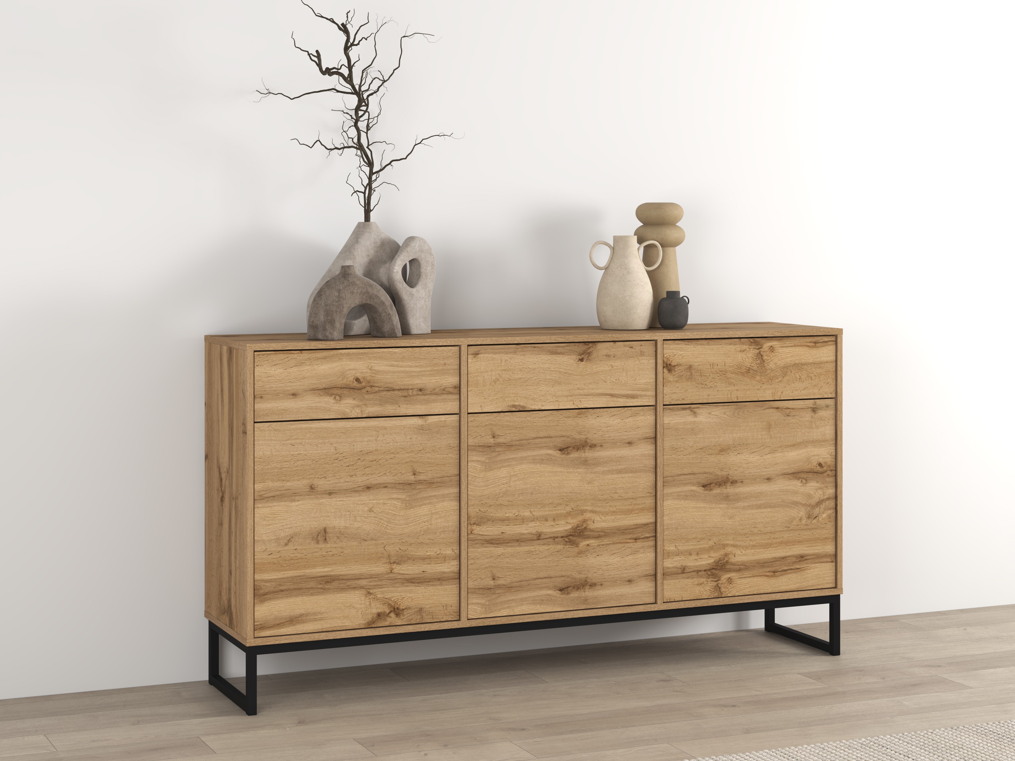 Commode Maravio 103 (Chêne wotan)