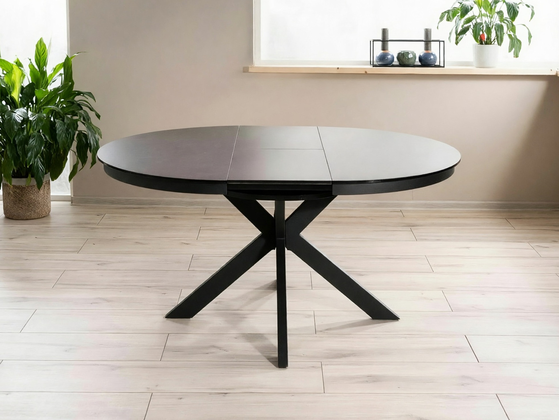 Table Detroit 998 (Noir + Gris foncé)