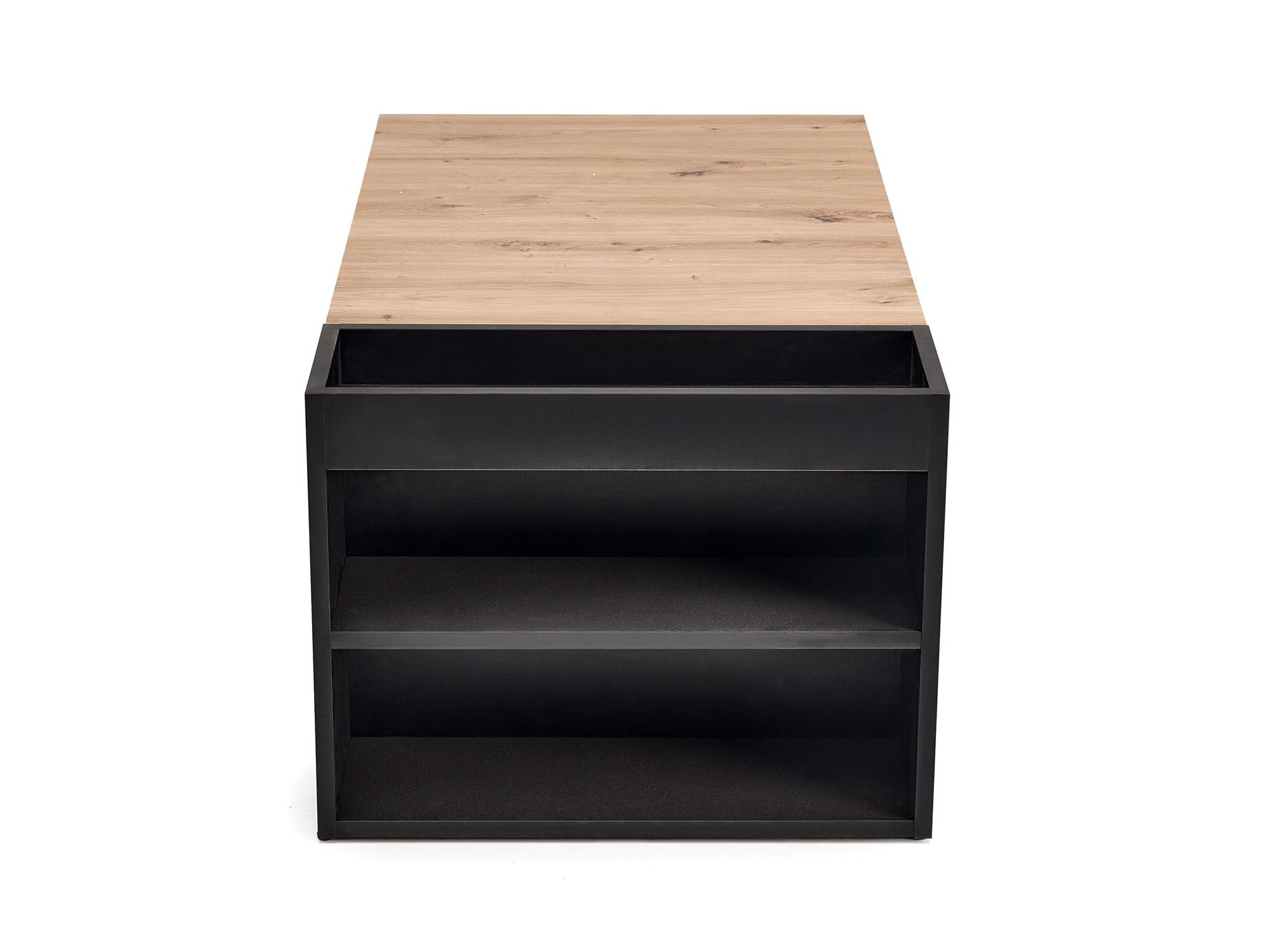 Table basse Houston 1946 (Noir + Chêne Artisan)