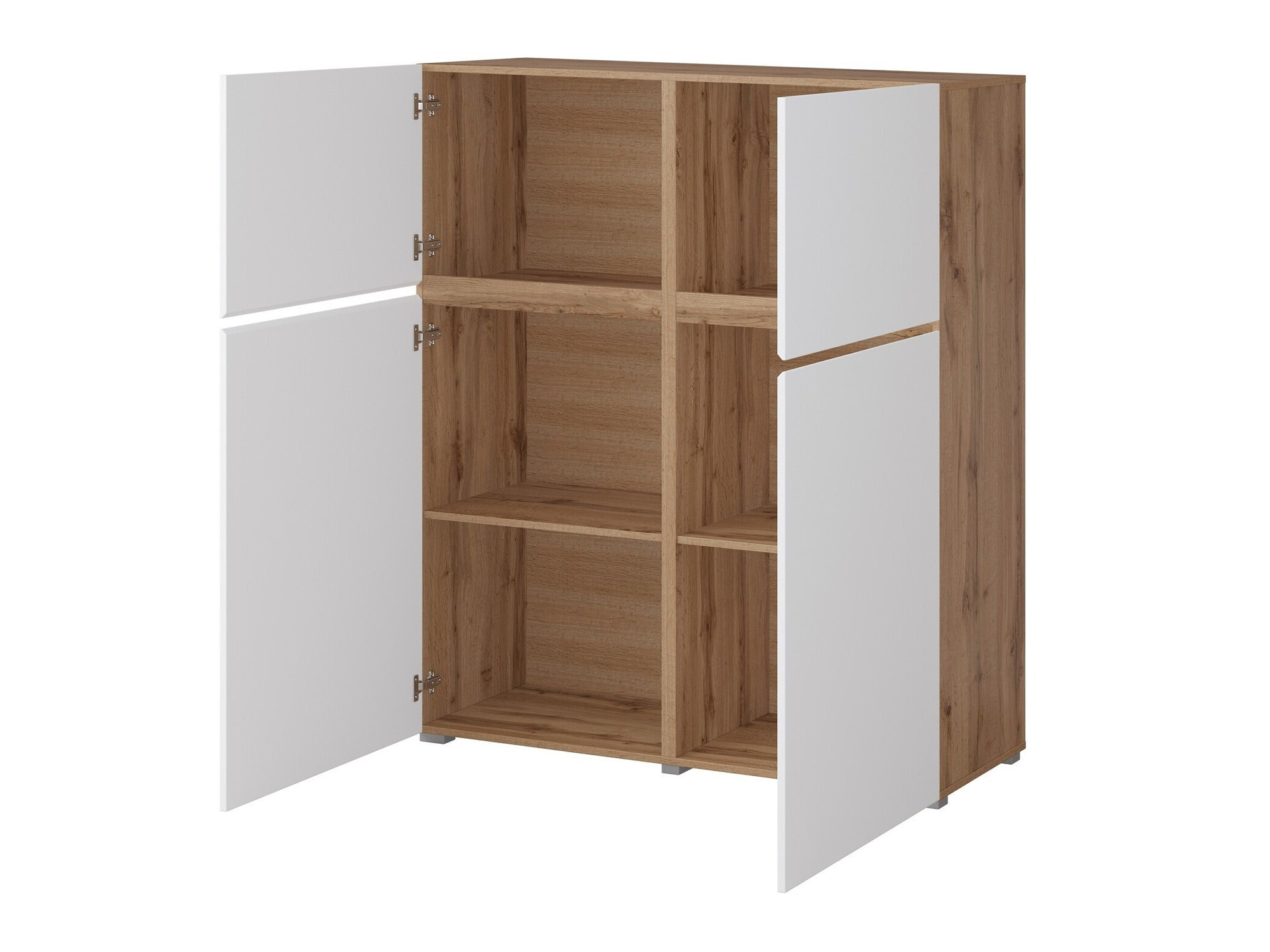 Buffet Alfere 105 (Chêne wotan + Blanc)