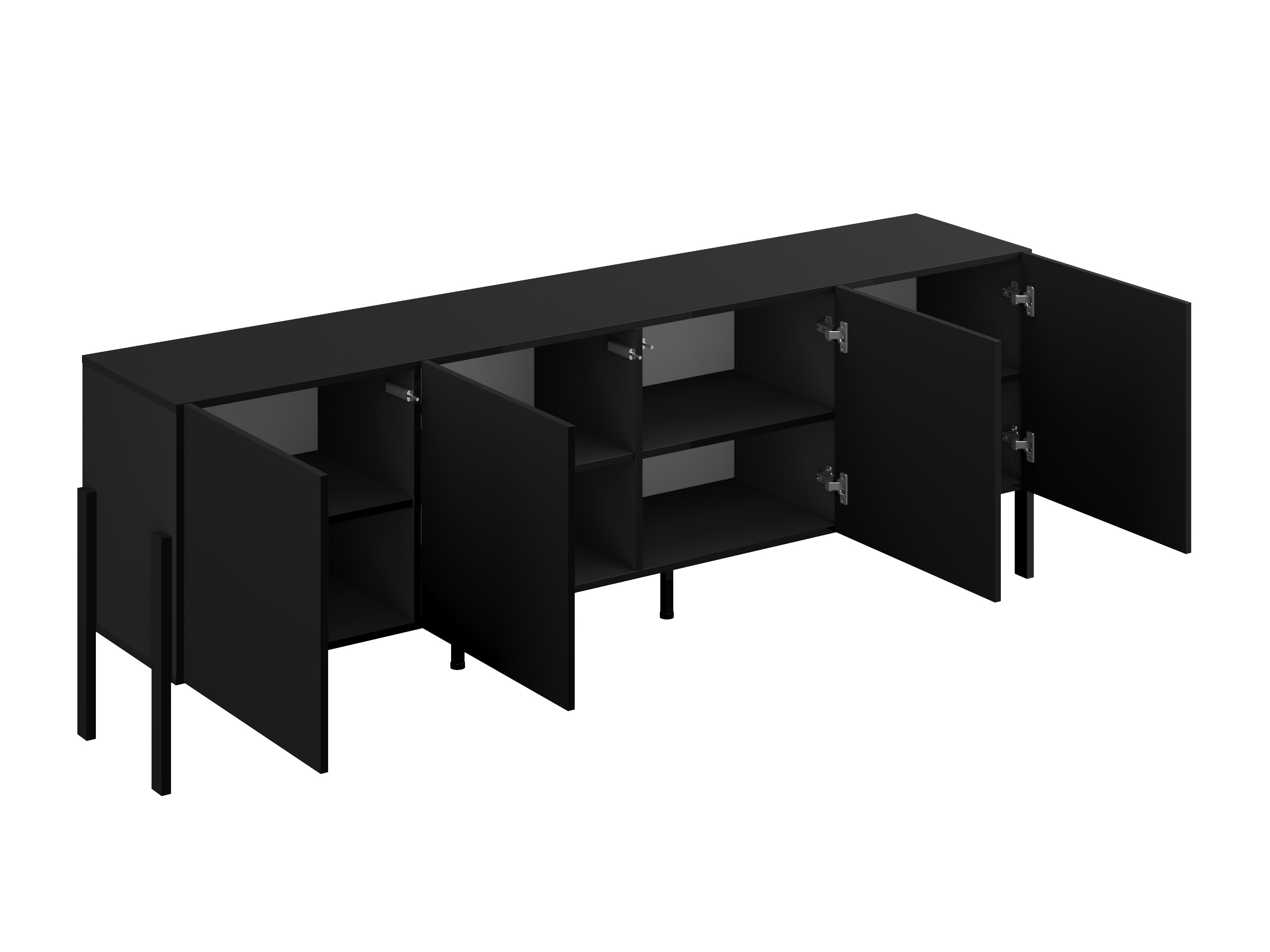 Meuble TV Etsore 100 (Noir)