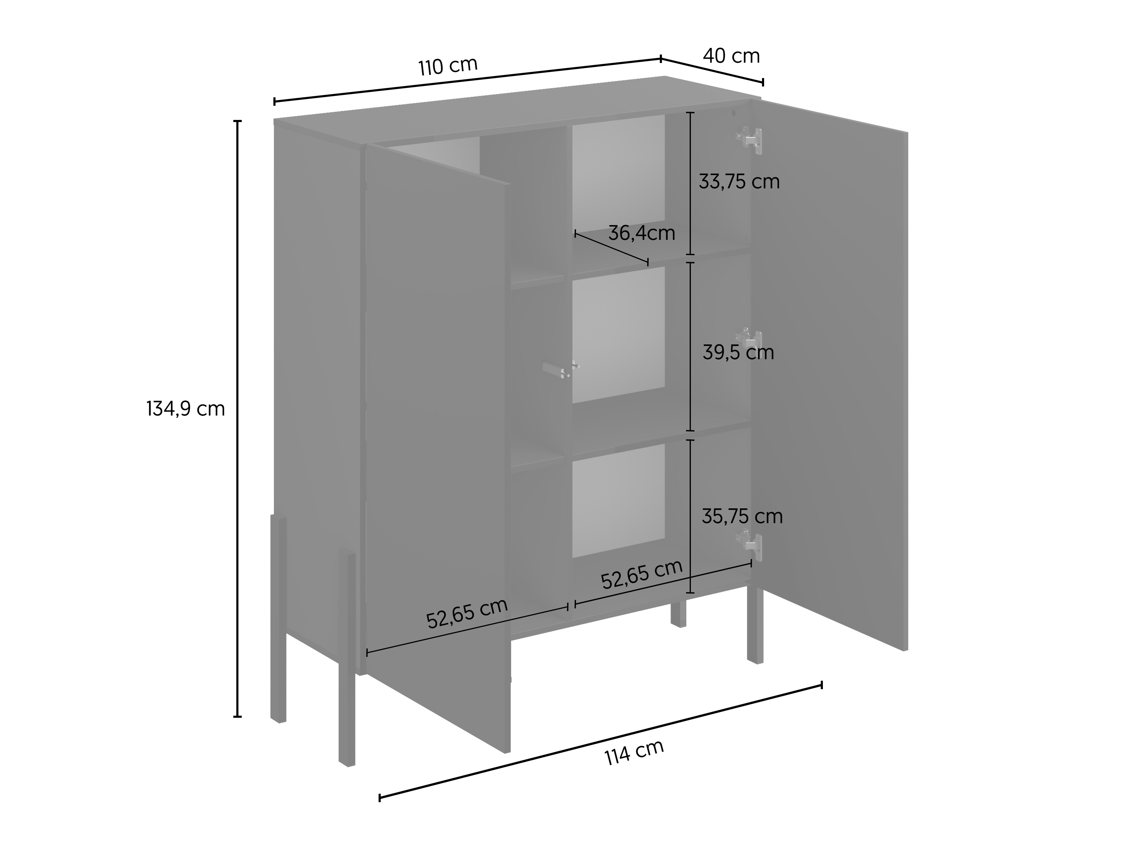 Buffet Etsore 103 (Blanc)