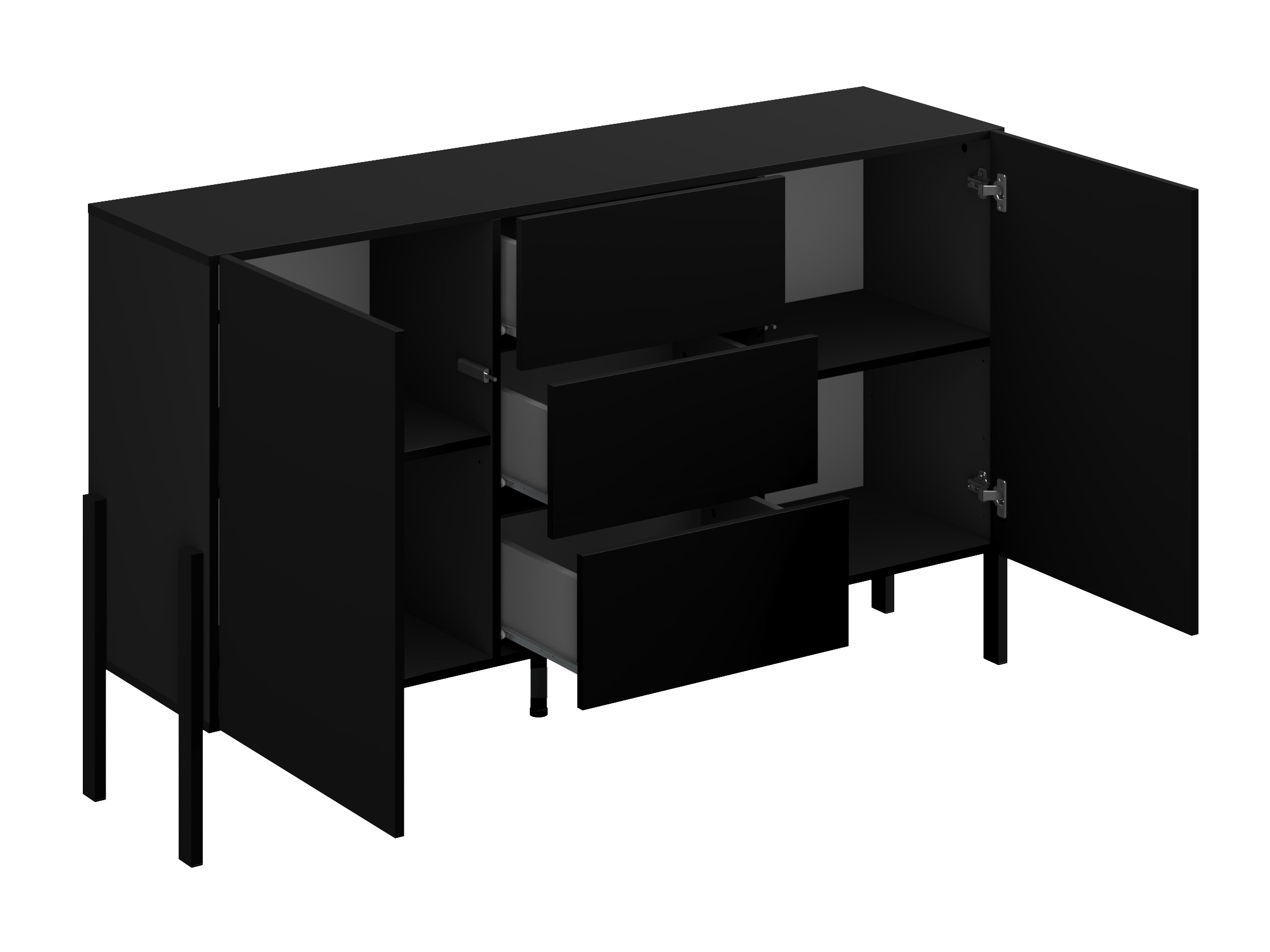 Commode Etsore 104 (Noir)