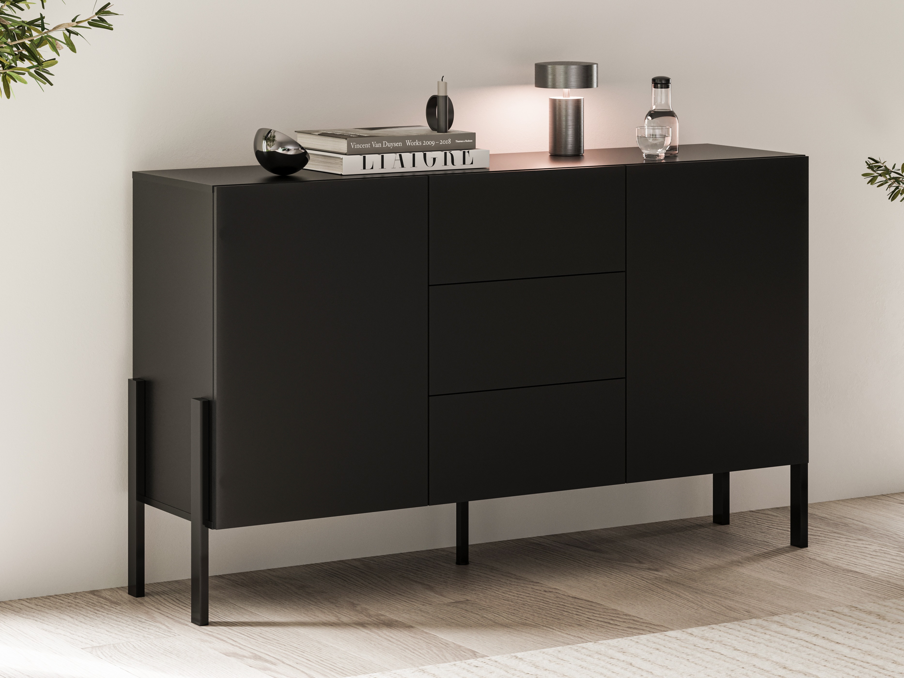 Commode Etsore 104 (Noir)