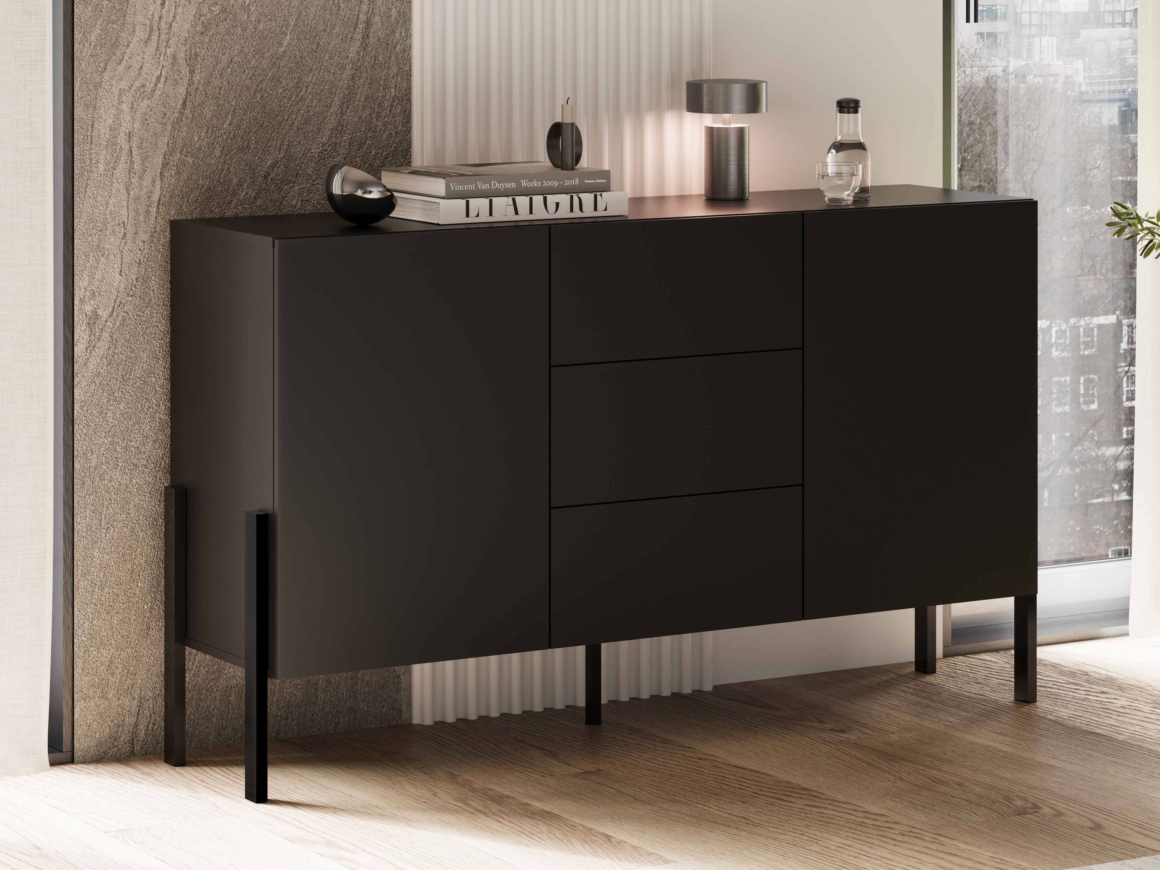 Commode Etsore 104 (Noir)