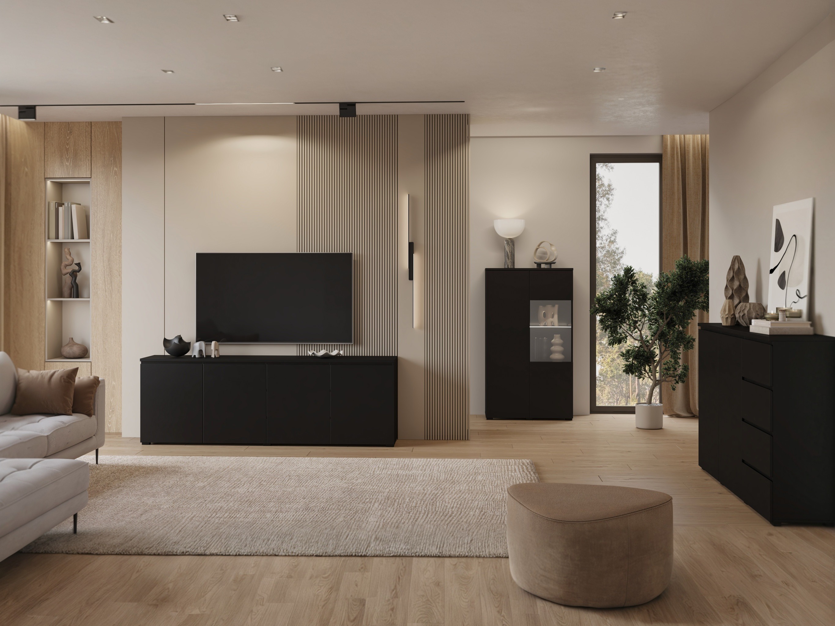 Buffet Baletu 105 (Noir)