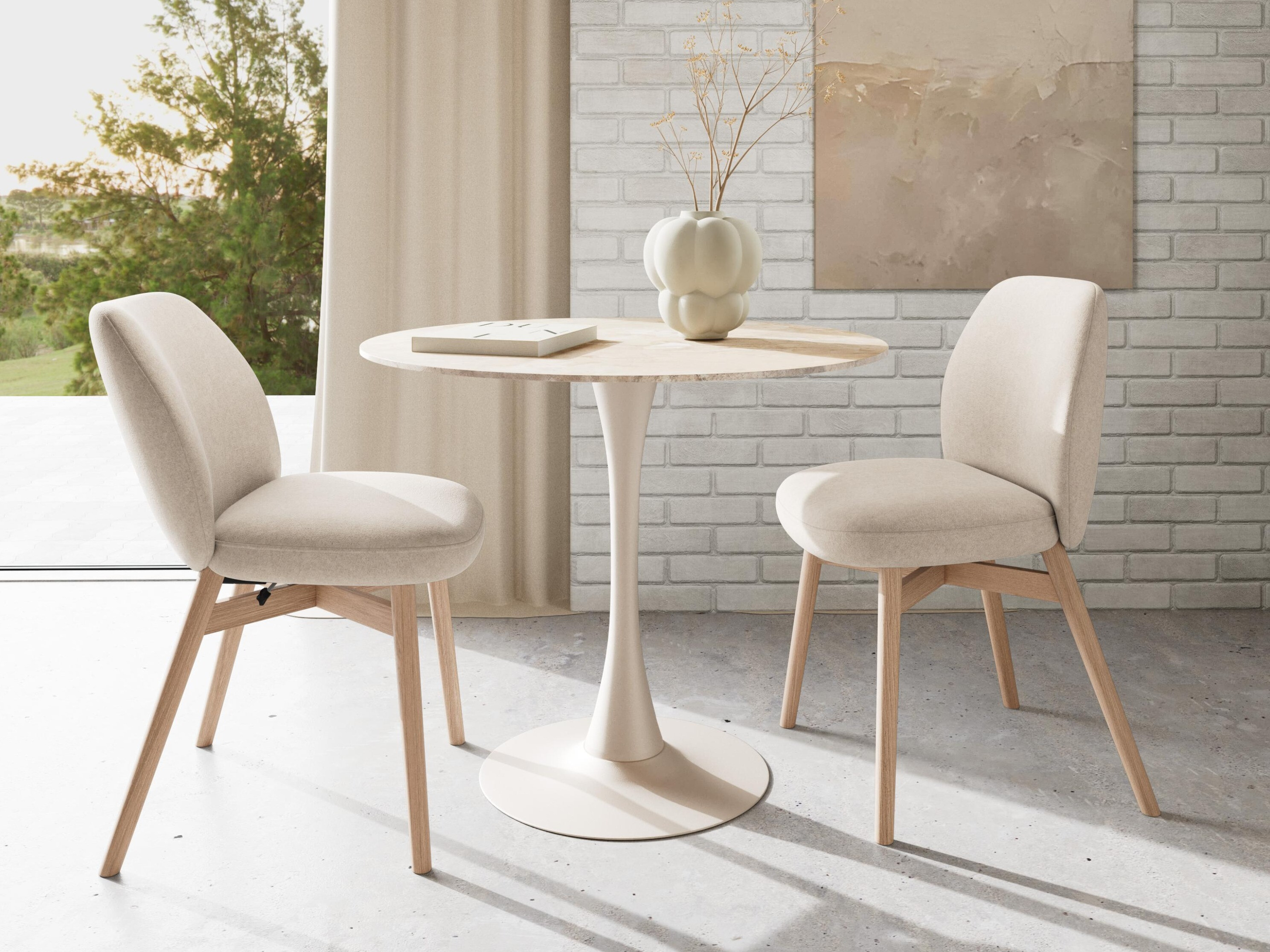 Chaise Norsica 1097 (Beige)