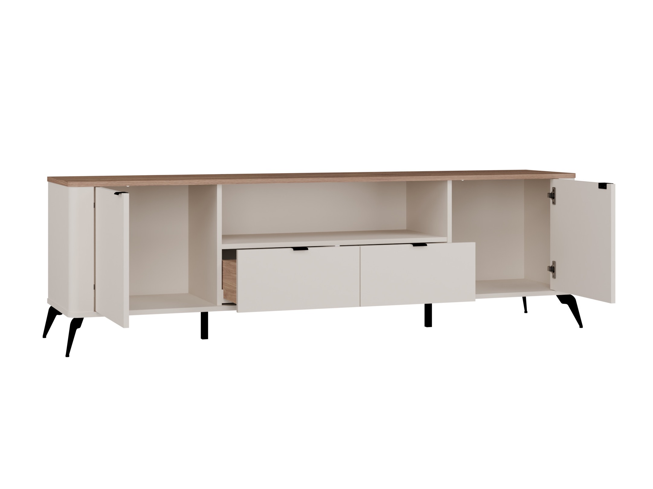 Meuble TV Soavie 108 (Cachemire + Chêne)