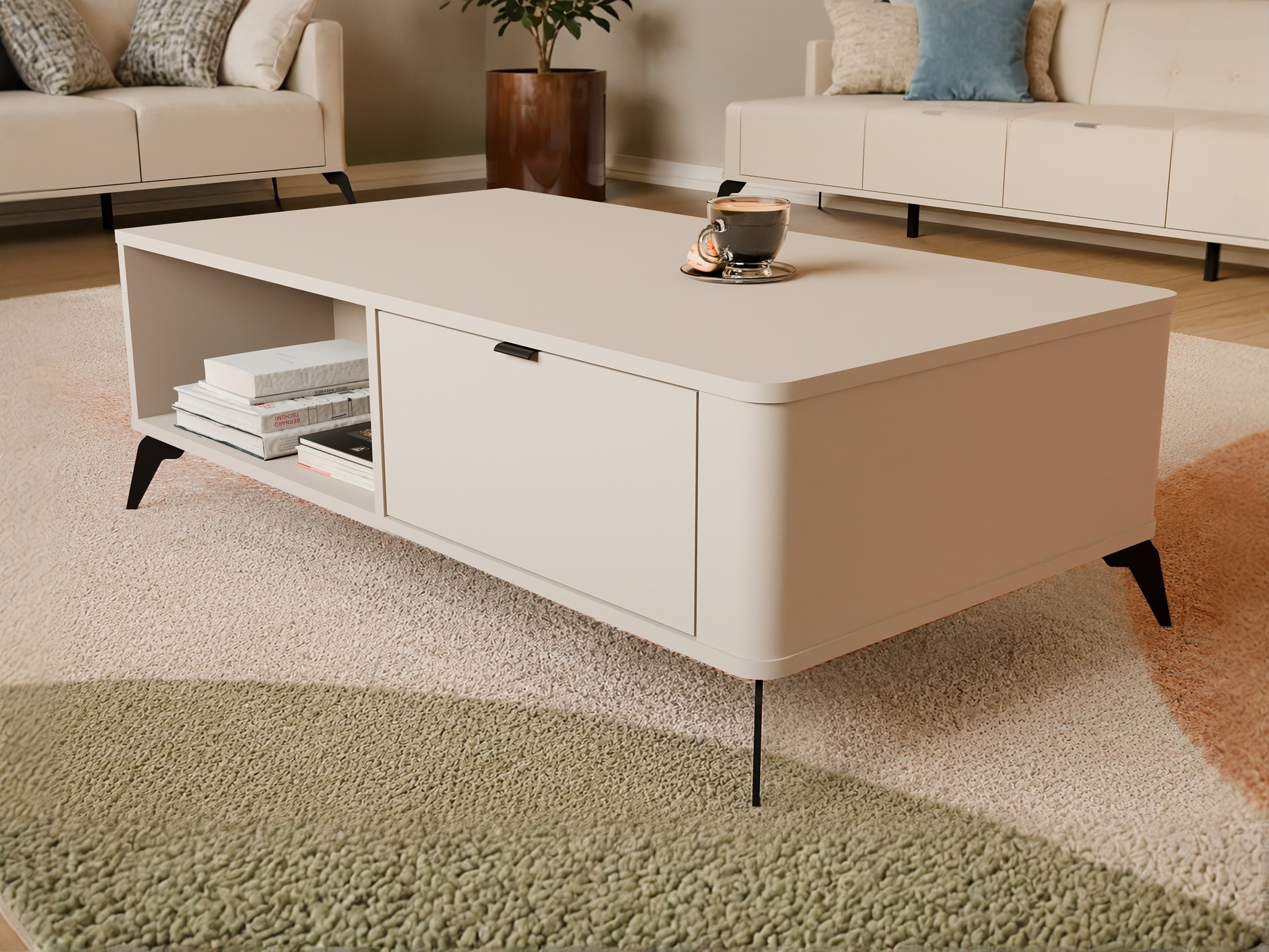 Table basse Soavie 107 (Cachemire)