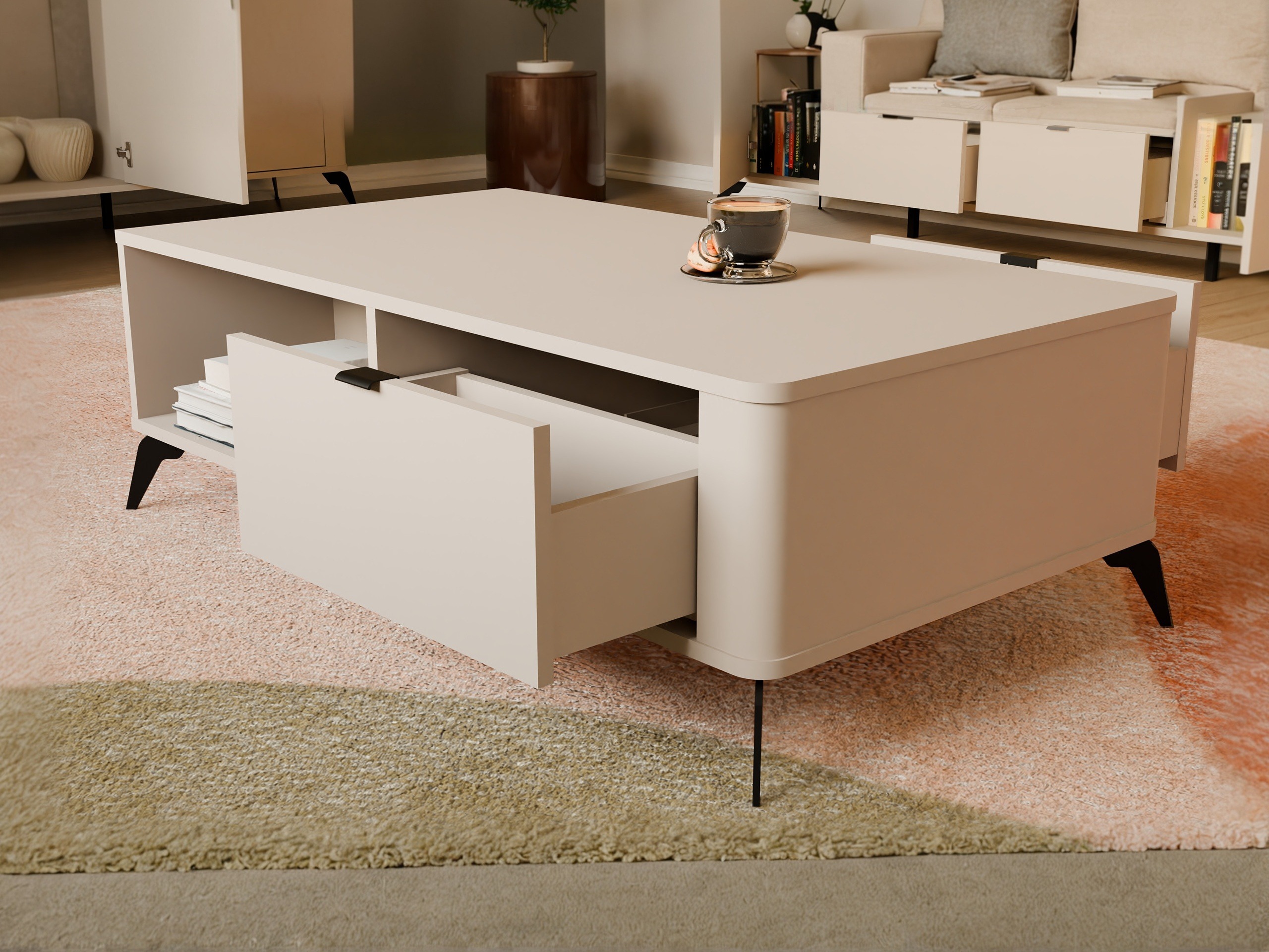 Table basse Soavie 107 (Cachemire)