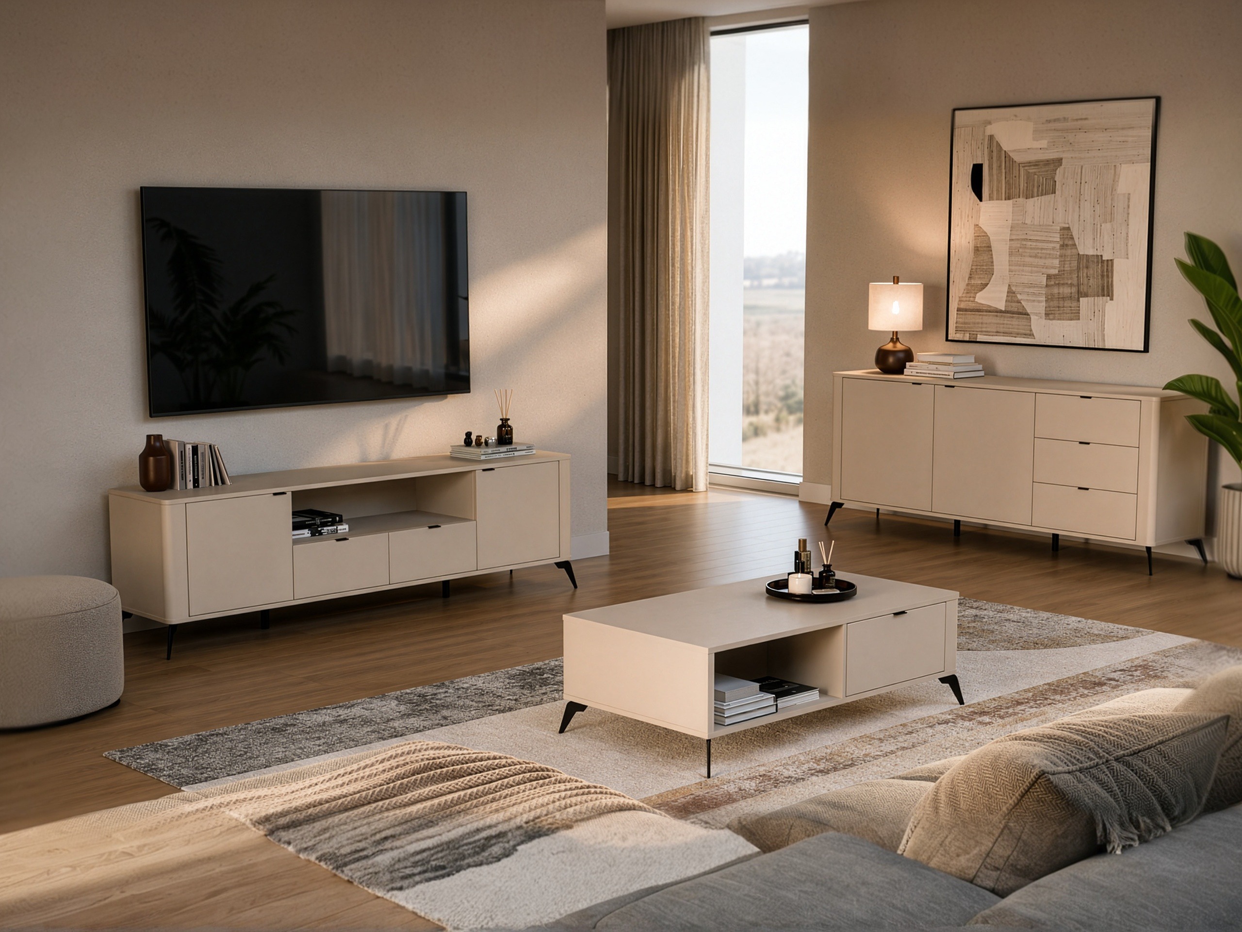Table basse Soavie 107 (Cachemire)