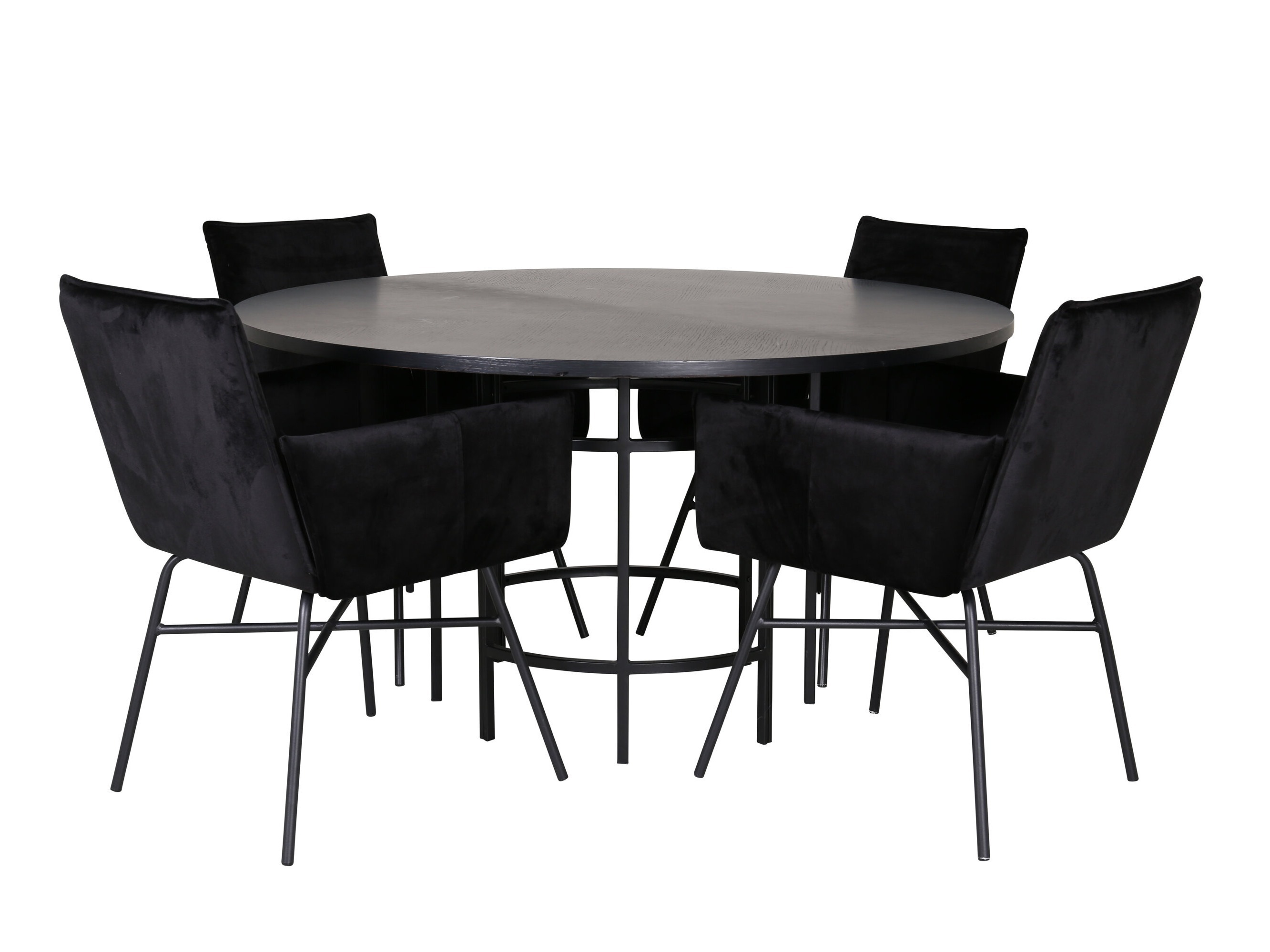 Salle à manger complète Dallas 2337 (Noir)
