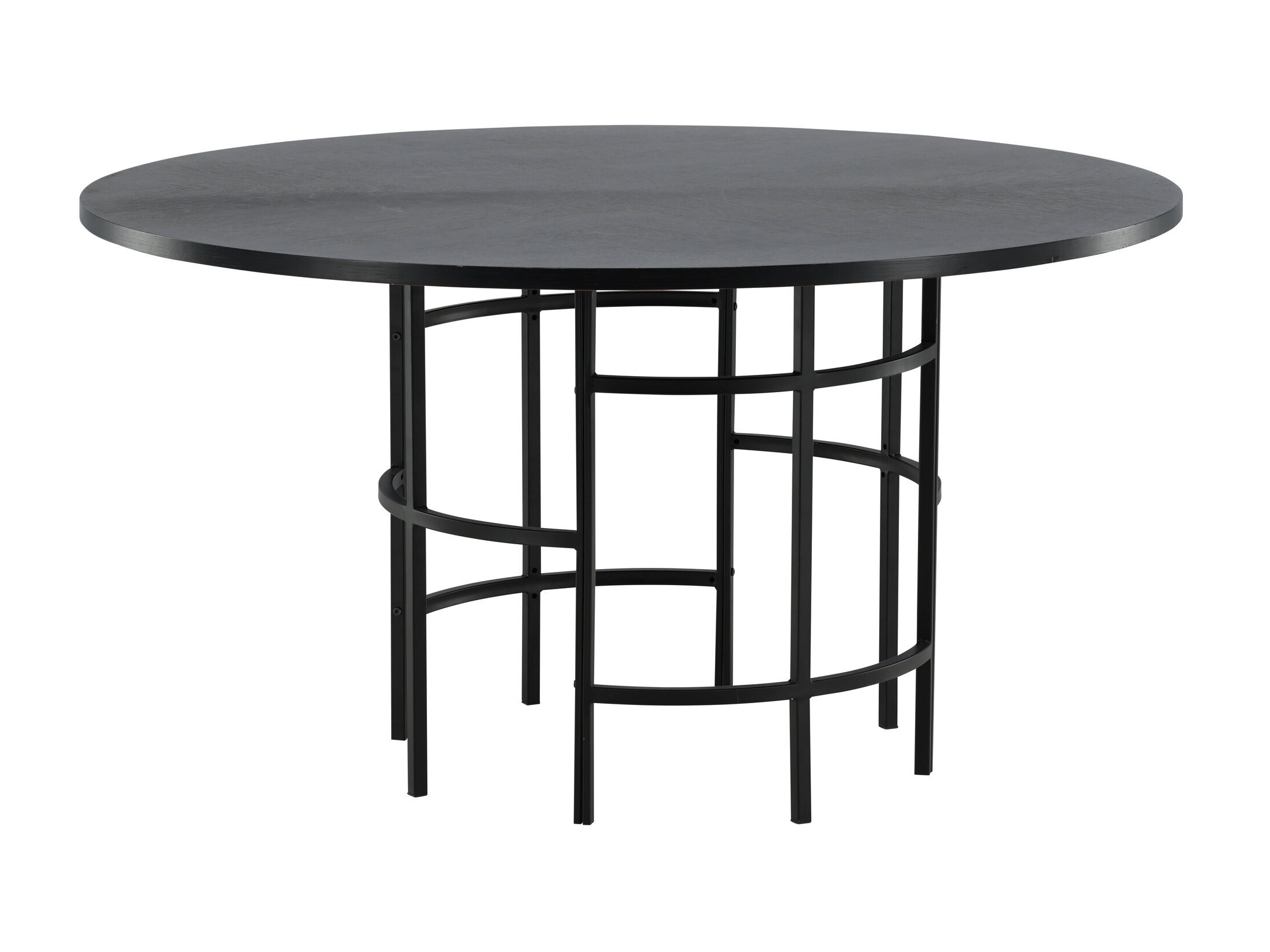 Salle à manger complète Dallas 2393 (Noir + Gris)