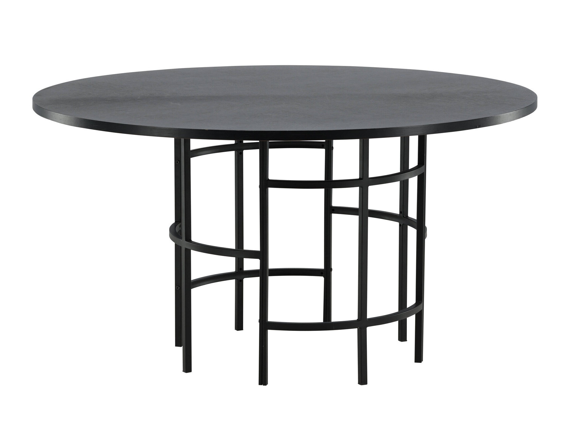 Salle à manger complète Dallas 2399 (Noir + Gris)