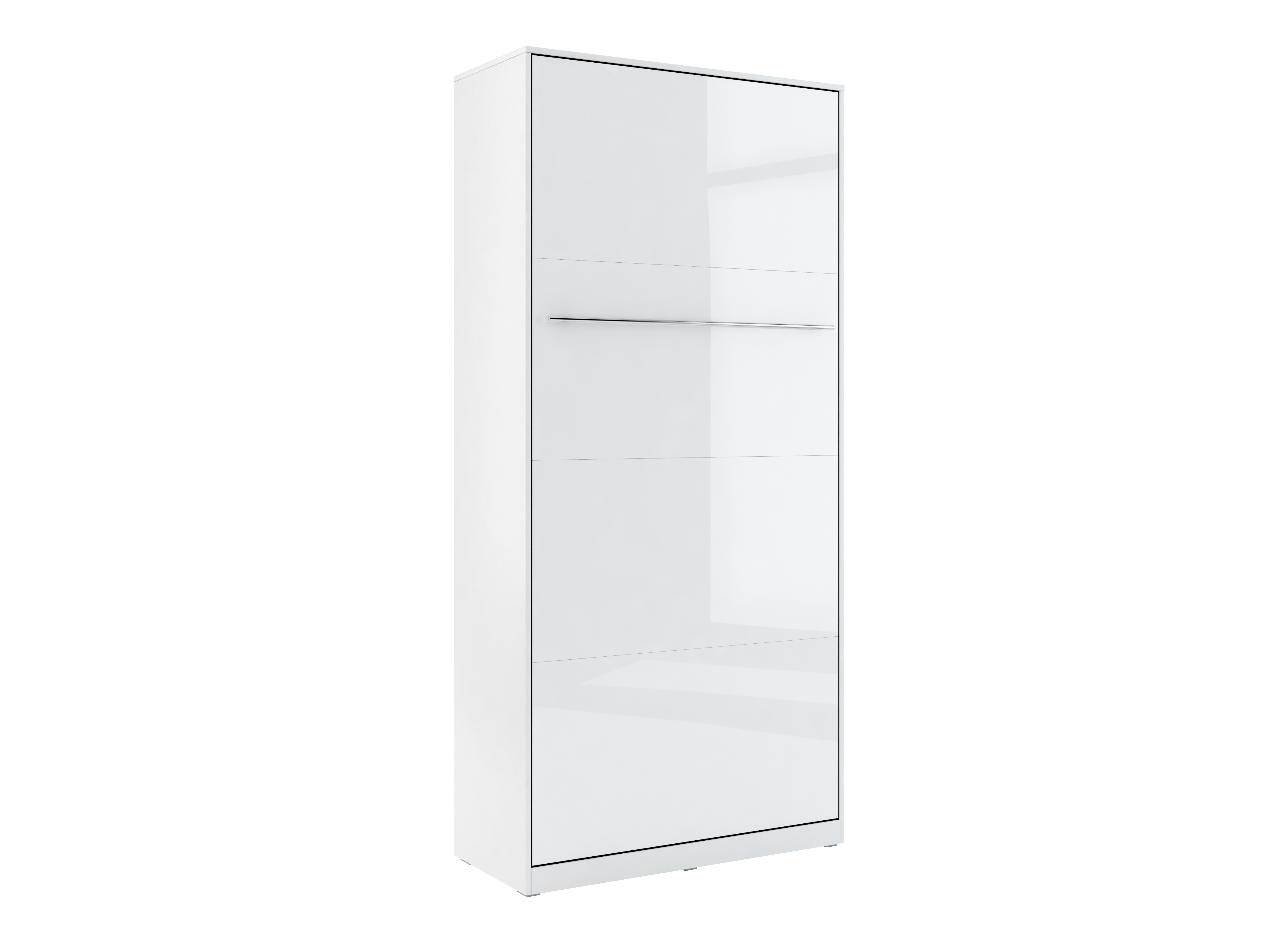 Lit escamotable Concept Pro Lenart III (Blanc + Blanc brillant)