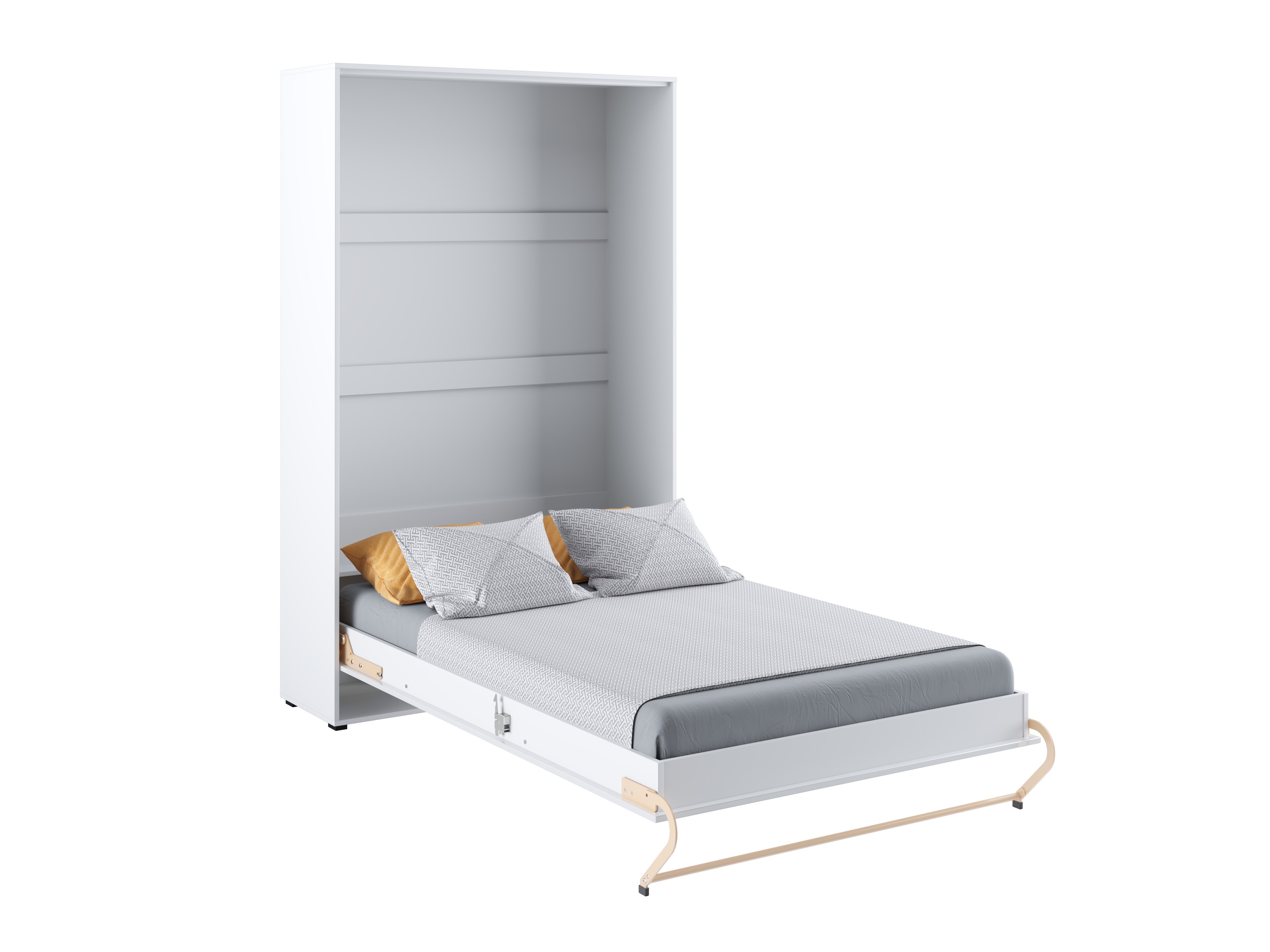 Lit escamotable Concept Pro Lenart III (Blanc + Blanc brillant)