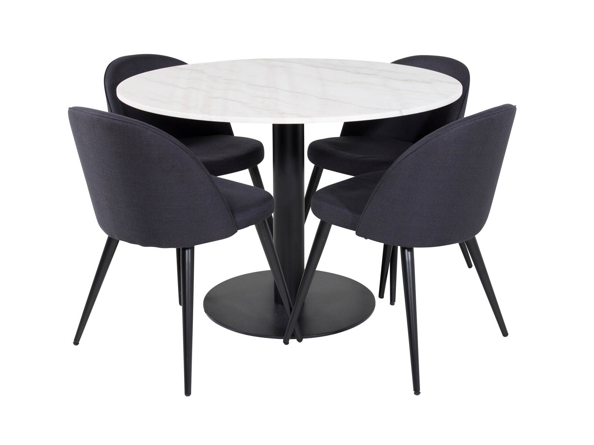 Salle à manger complète Dallas 2572 (Noir)
