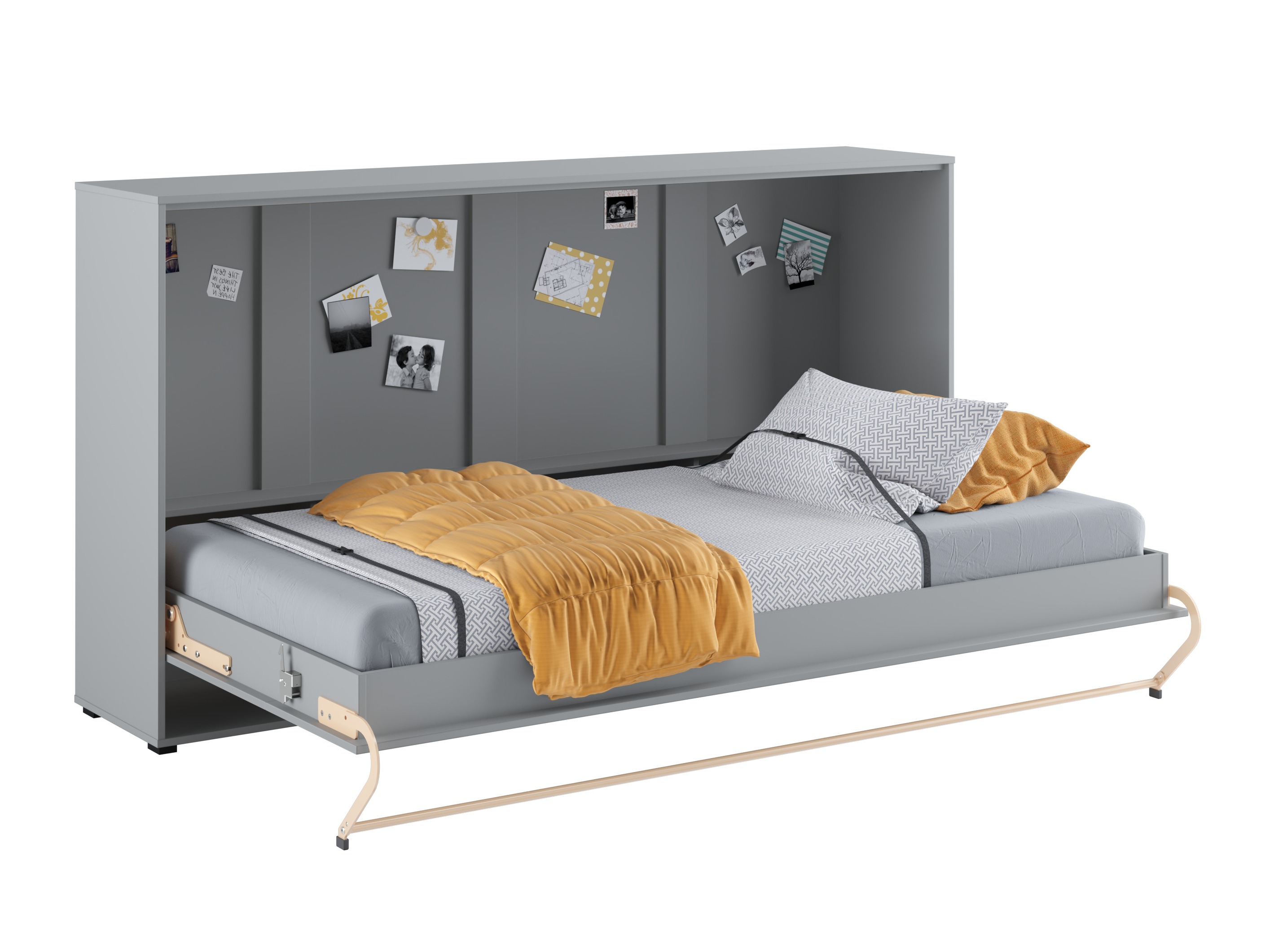Lit escamotable Concept Pro Lenart IV (Gris)