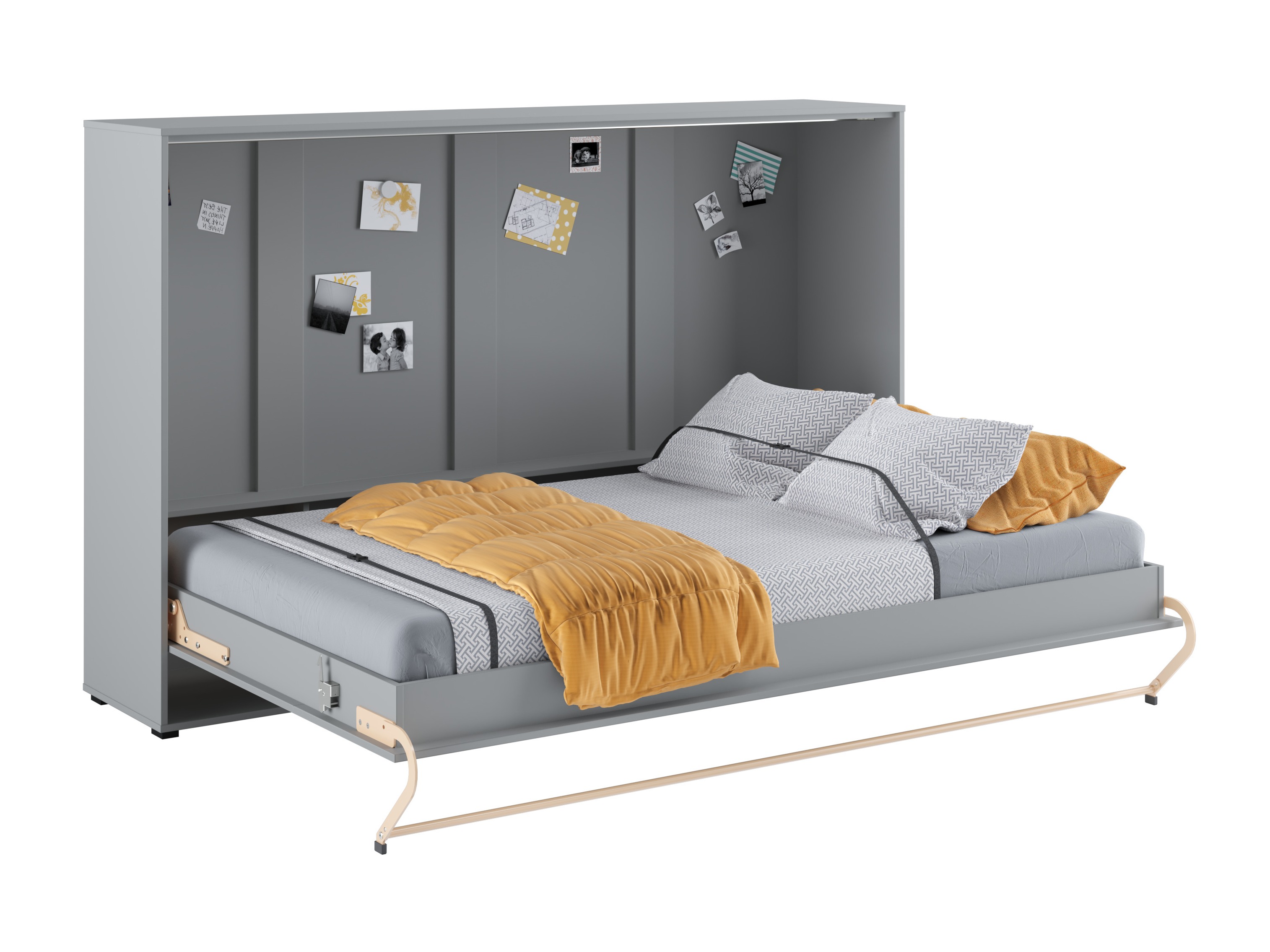 Lit escamotable Concept Pro Lenart IV (Gris)