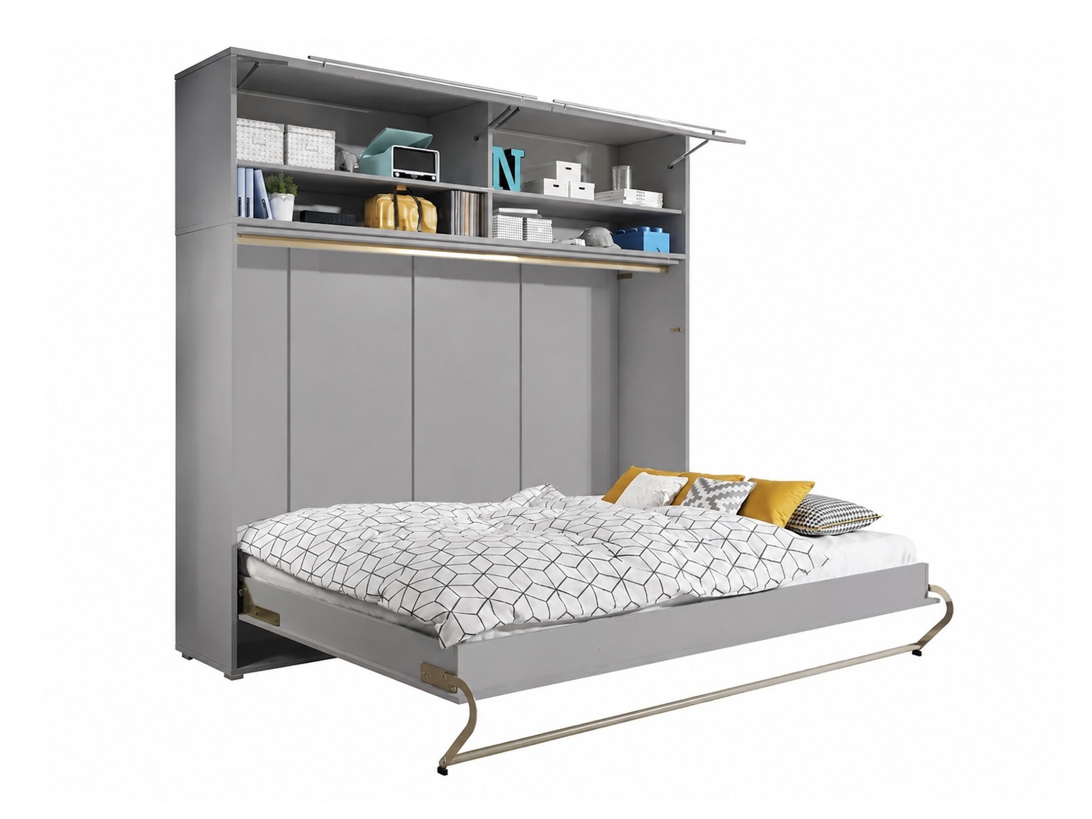 Lit escamotable Concept Pro Lenart IV (Gris)