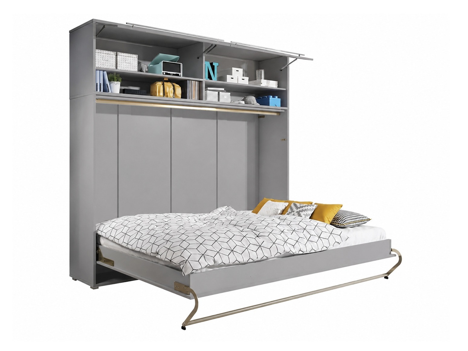 Lit escamotable Concept Pro Lenart IV (Gris)