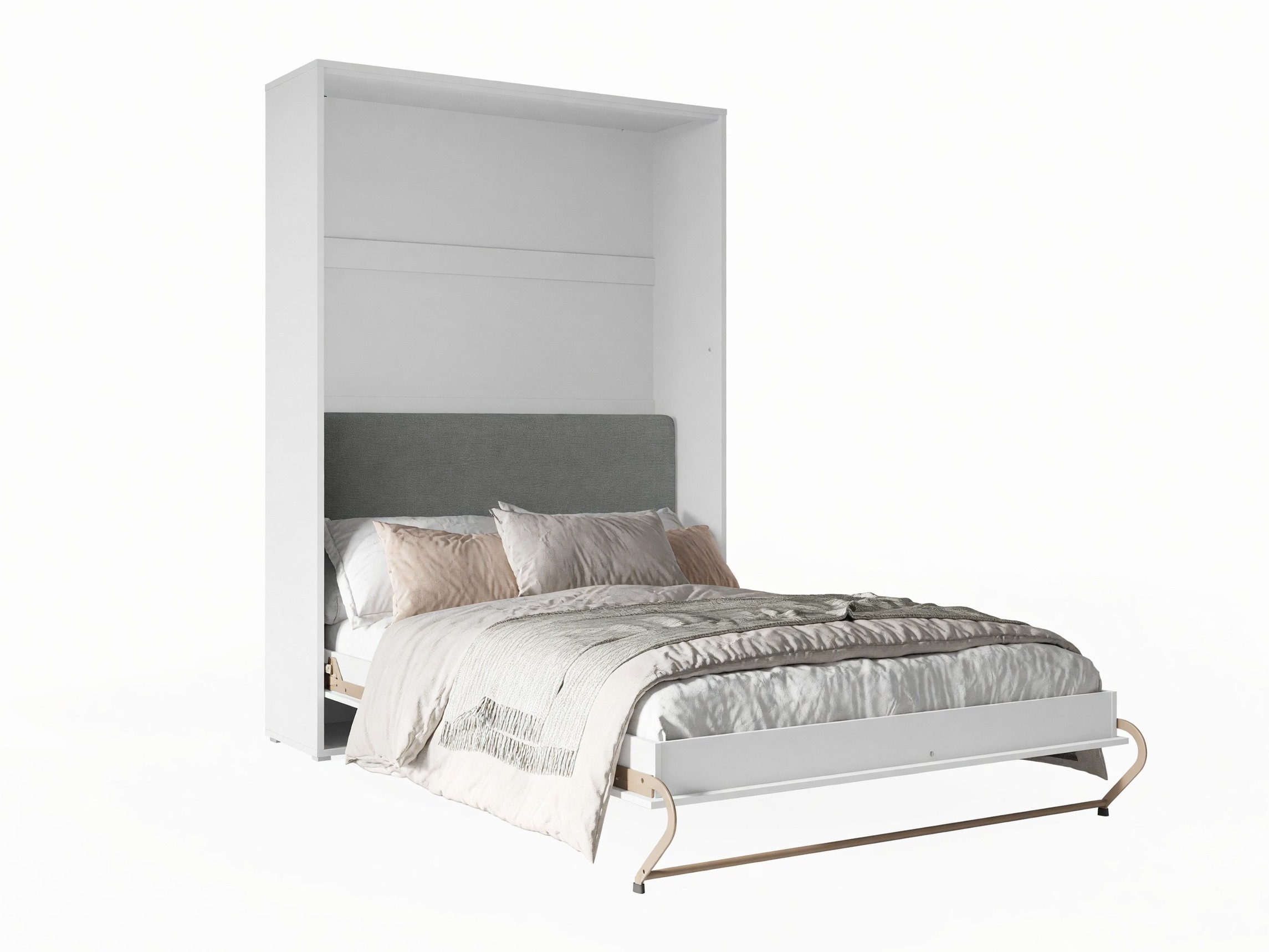 Lit escamotable Concept Pro Lenart VI (Blanc + Graphite)