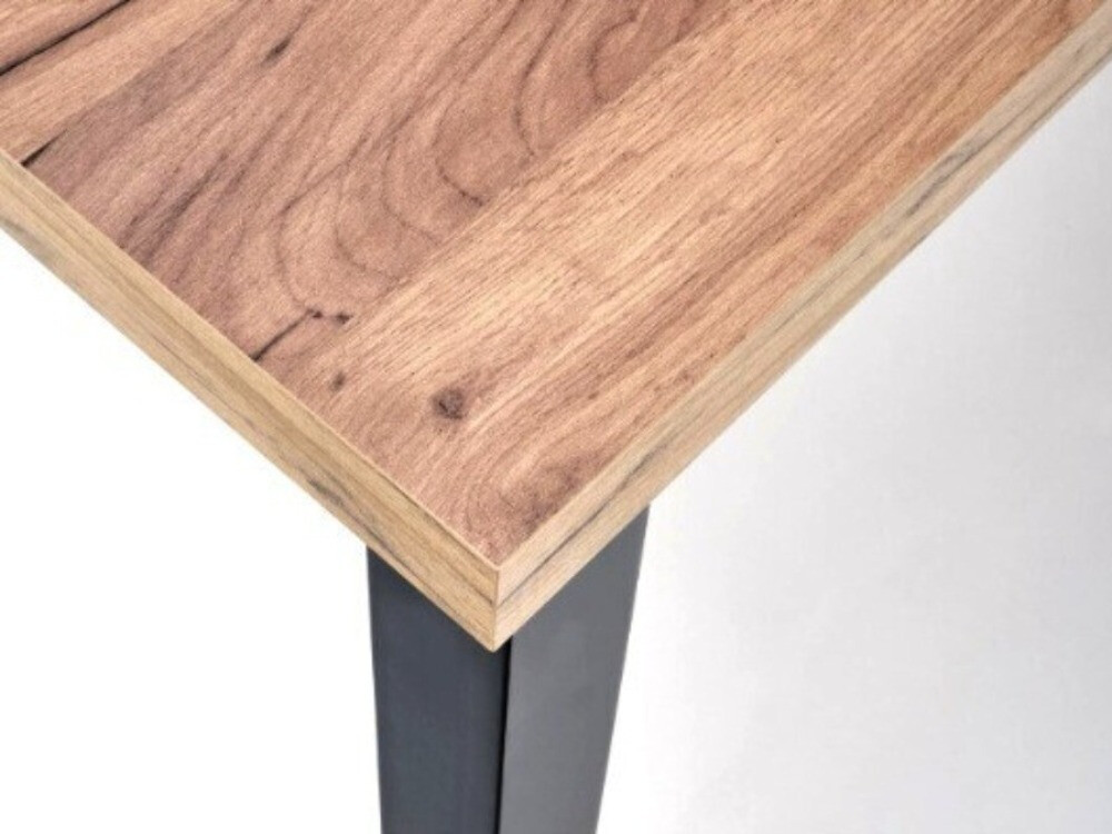 Table Houston 559 (Craft chêne + Noir)