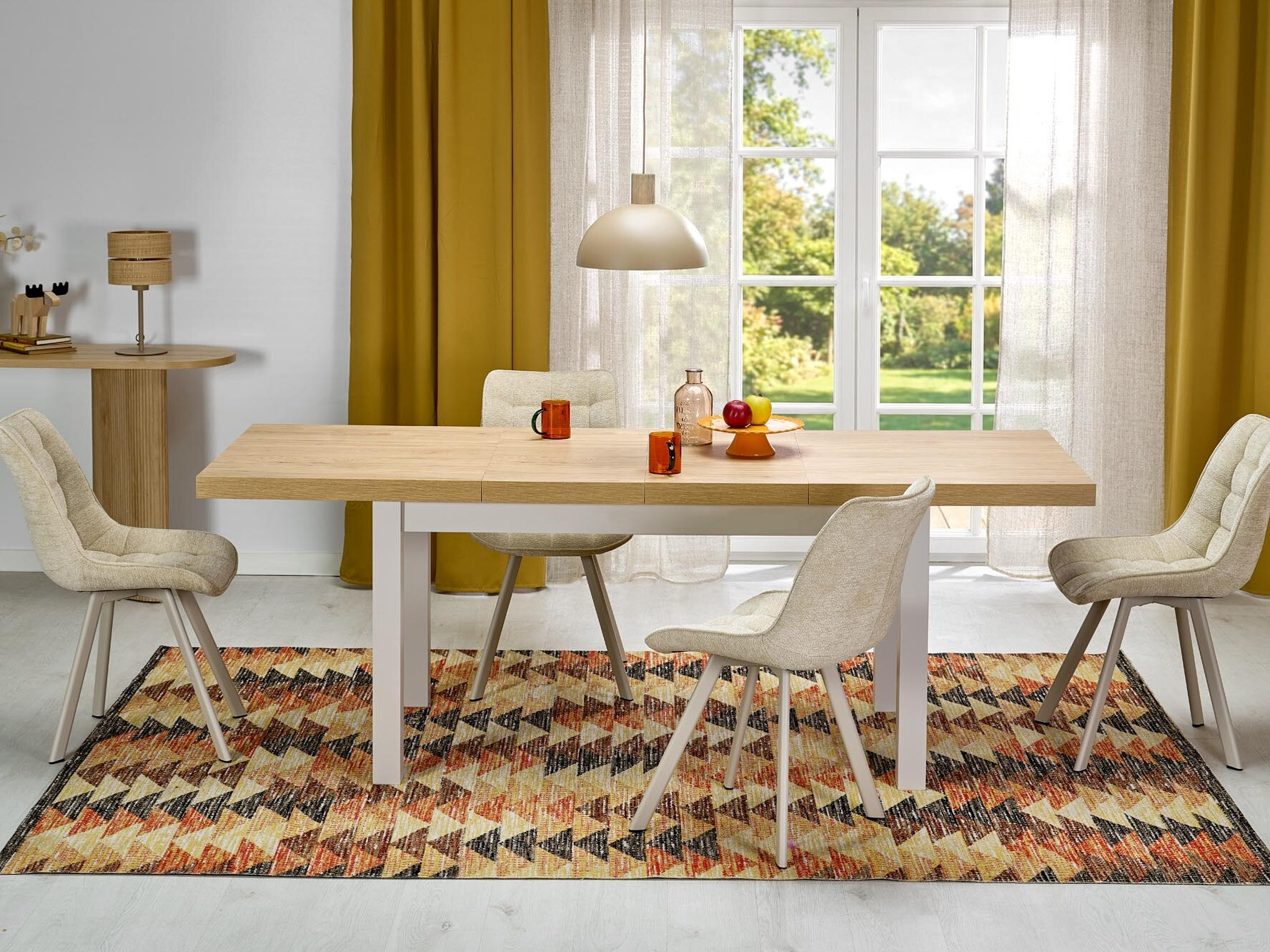 Table Houston 559 (Hickory chêne + Cachemire)
