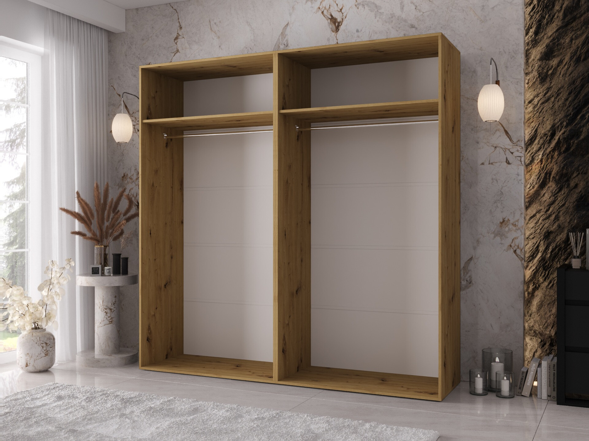 Armoire Hartford 636 (Chêne Artisan)