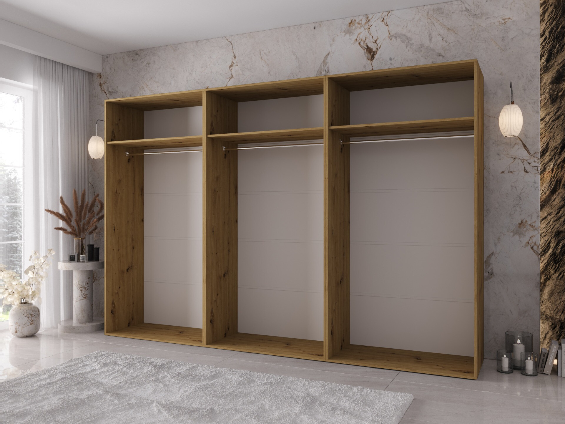 Armoire Hartford 638 (Chêne Artisan)